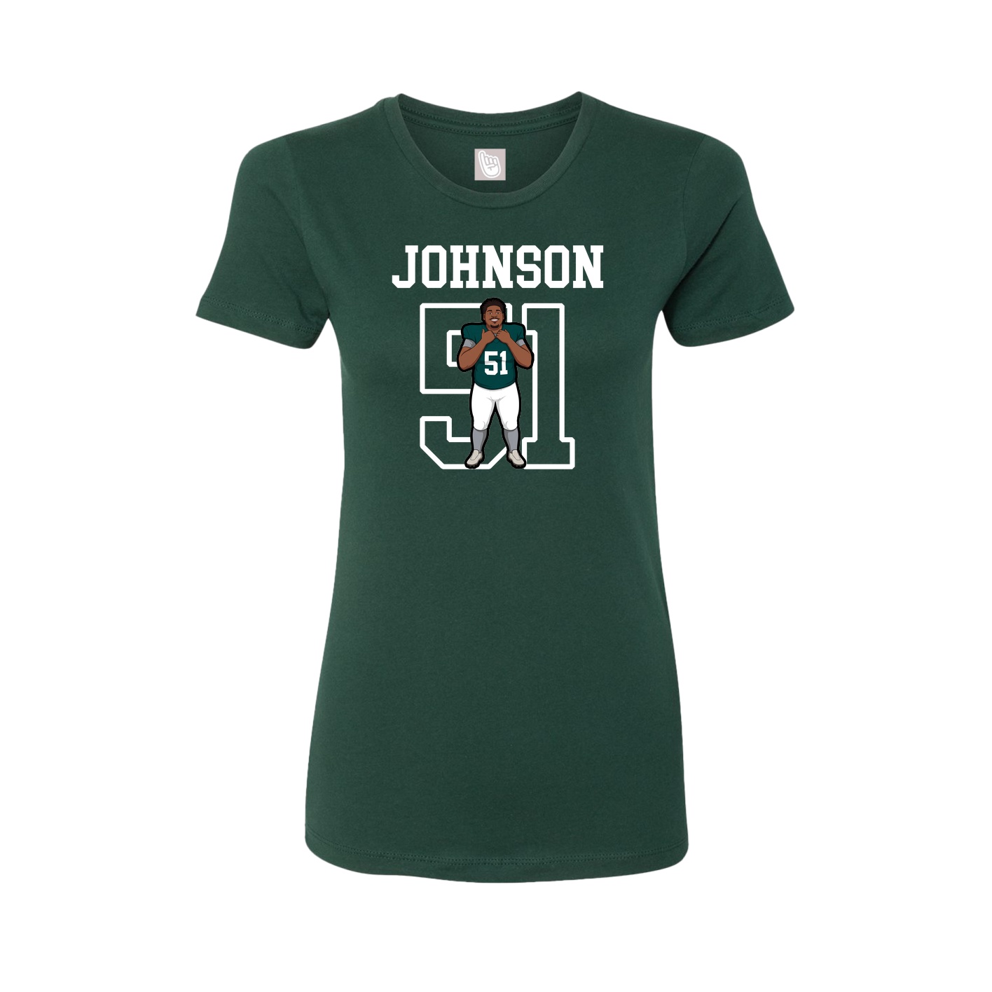 Fitted Women's Tee — Shirsey in Green