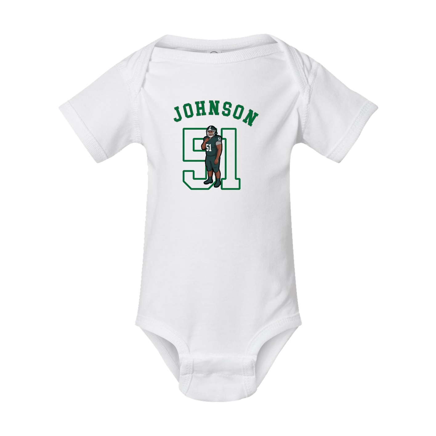 Baby Onesie — Shirsey Arch in White