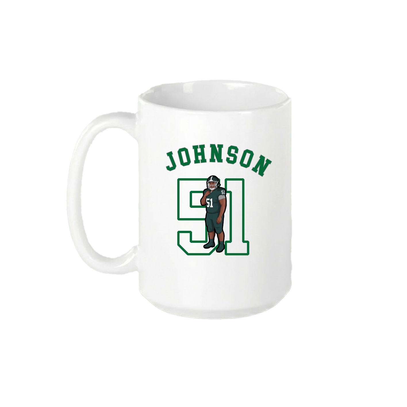 15oz Coffee Mug — Shirsey Arch in White