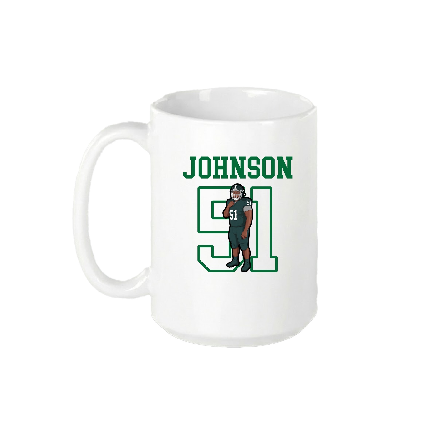 15oz Coffee Mug — Shirsey in White