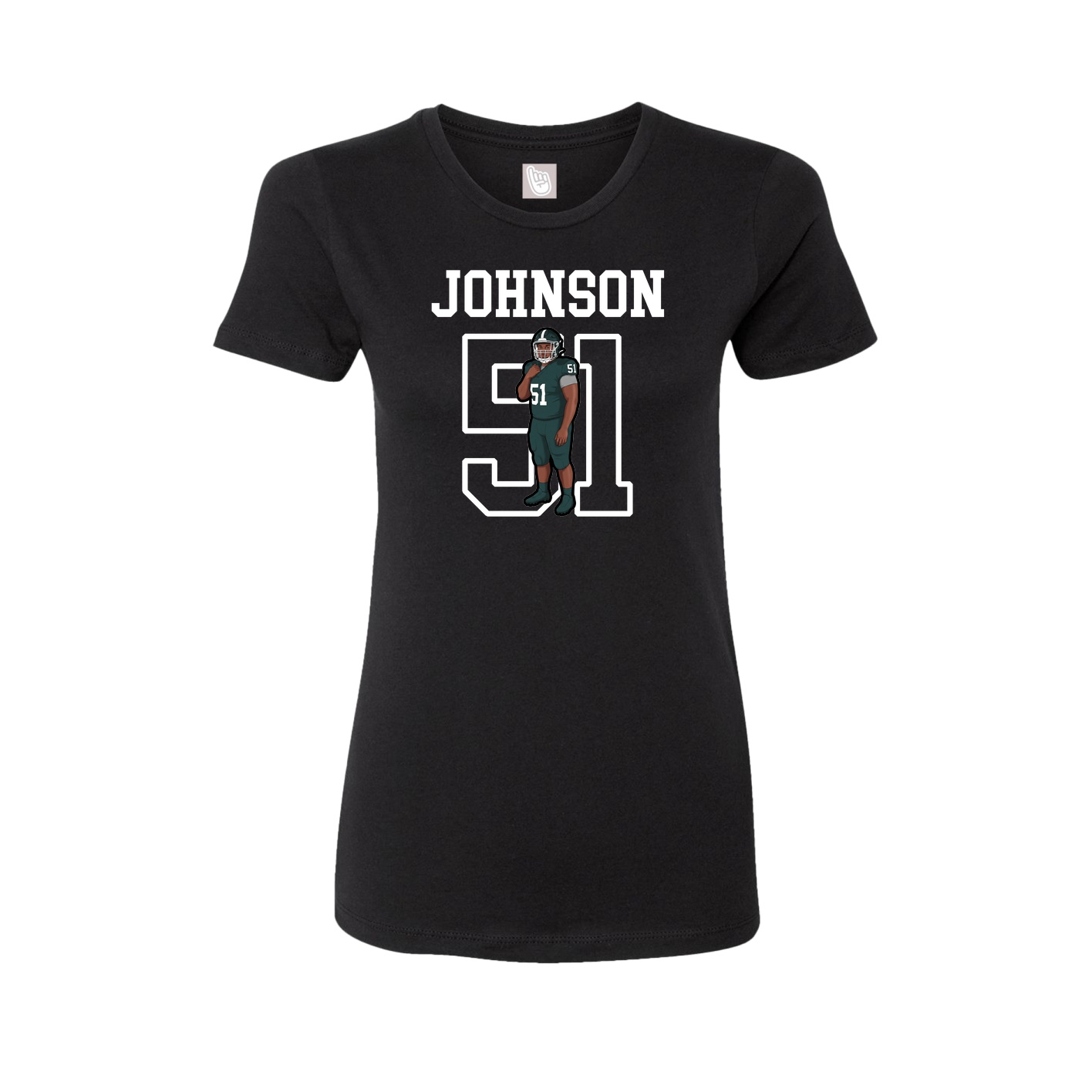 Fitted Women's Tee — Shirsey in Black