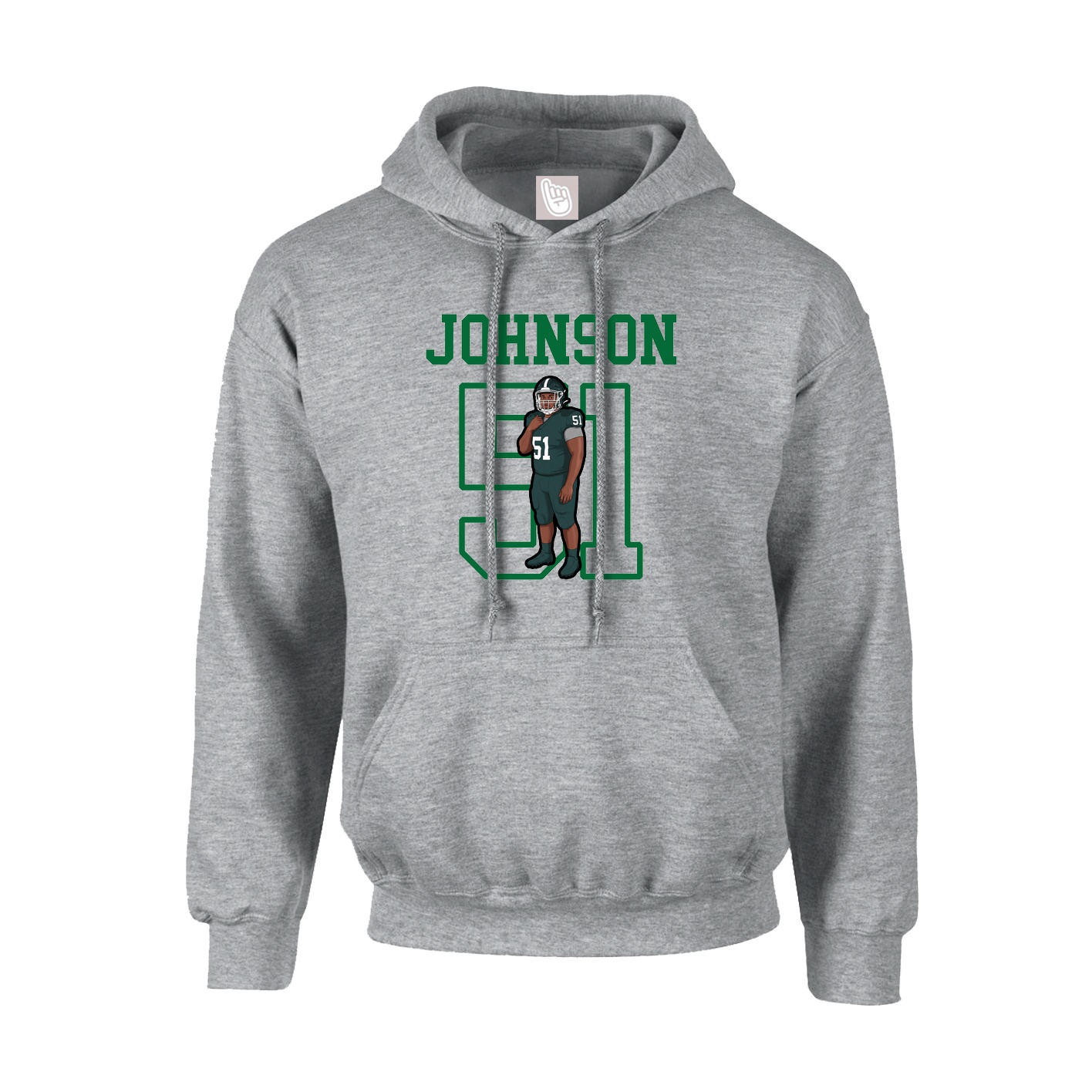 Hoodie — Shirsey in Grey