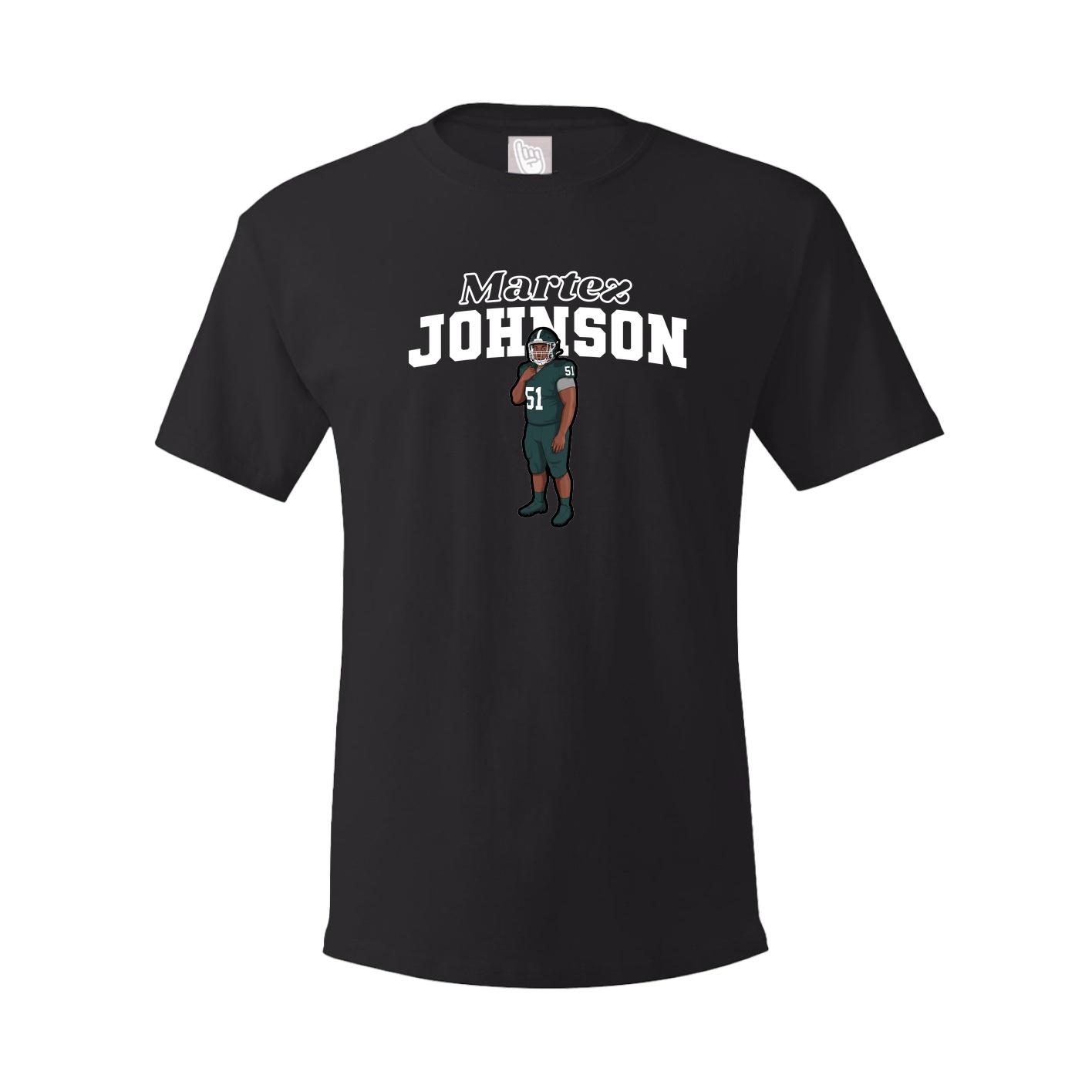 Youth Tee — Name Arch in Black