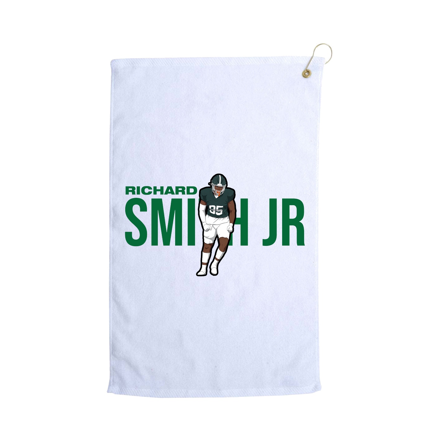 Golf Towel — Player Name in White