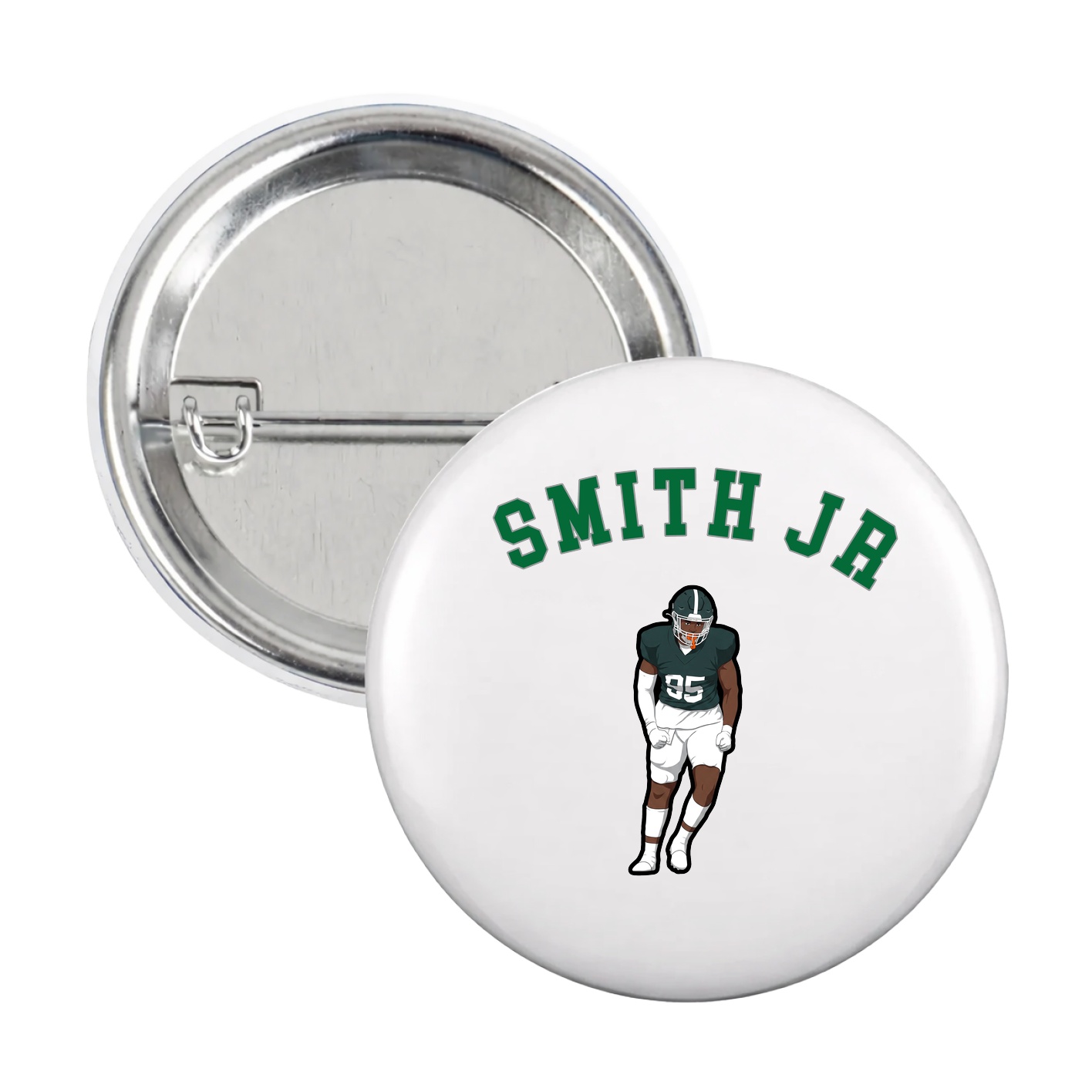 Game Day Button — Shirsey Arch in White