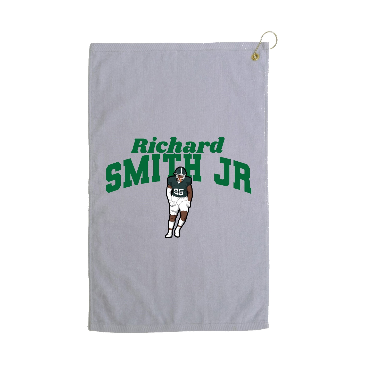 Golf Towel — Signature Arch in Grey