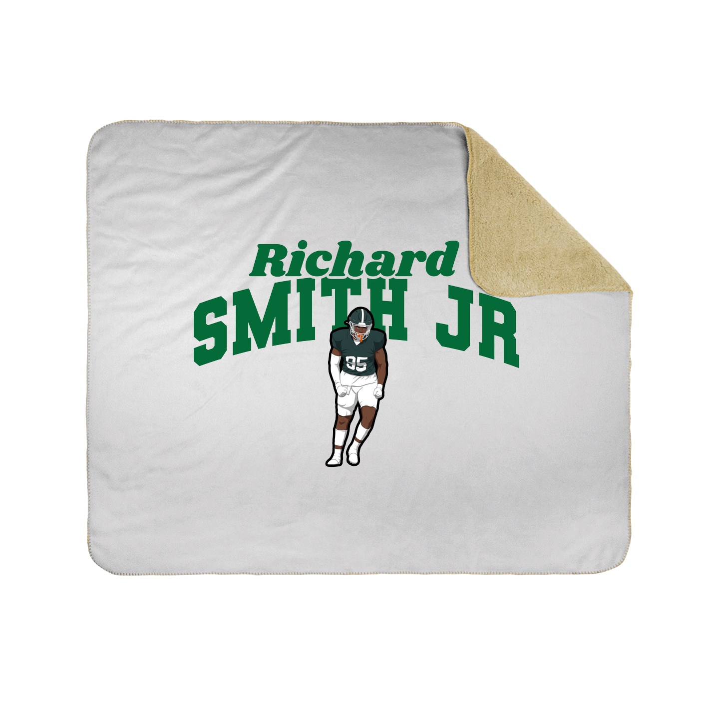 Throw Blanket — Signature Arch in White