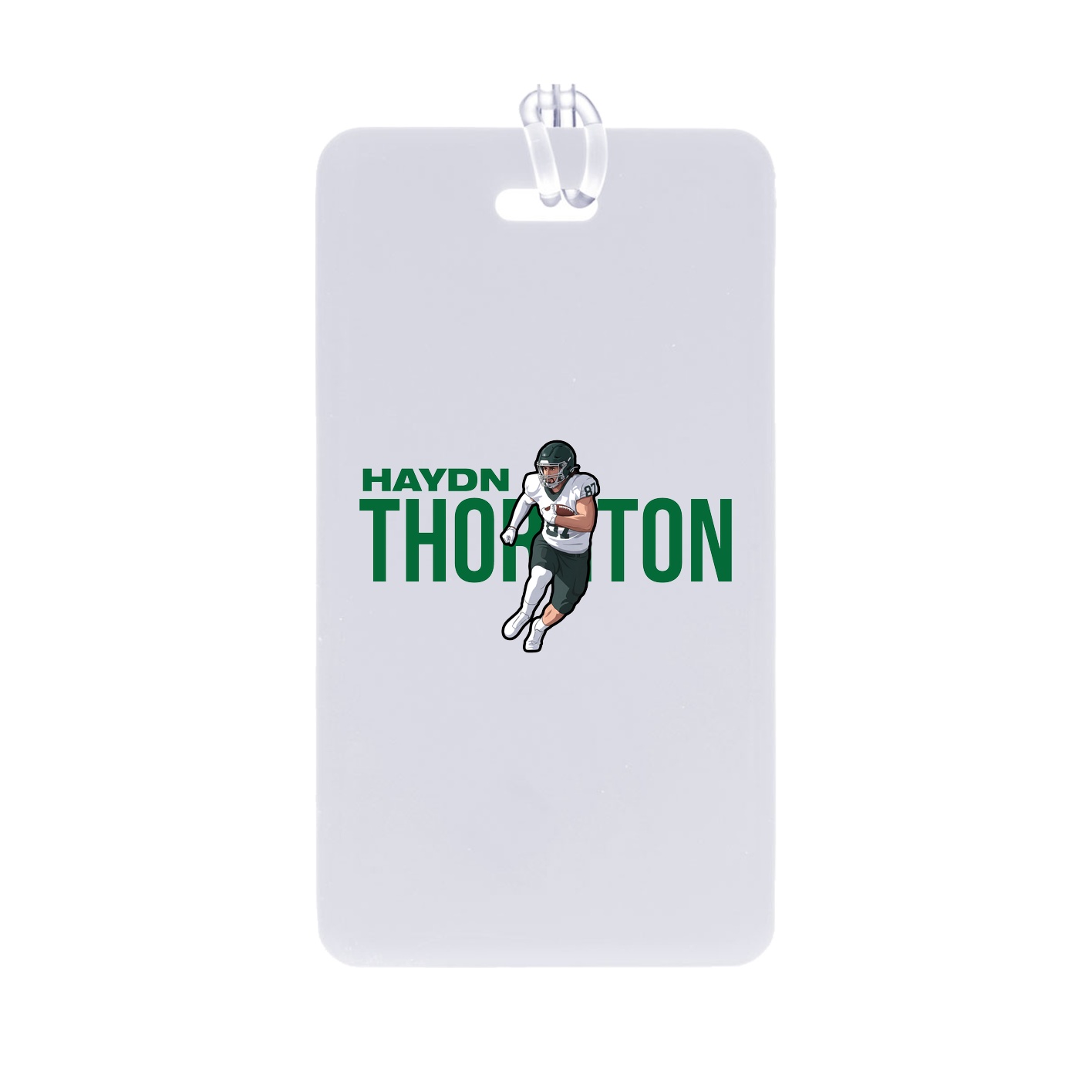Bag Tag — Player Name in Classic
