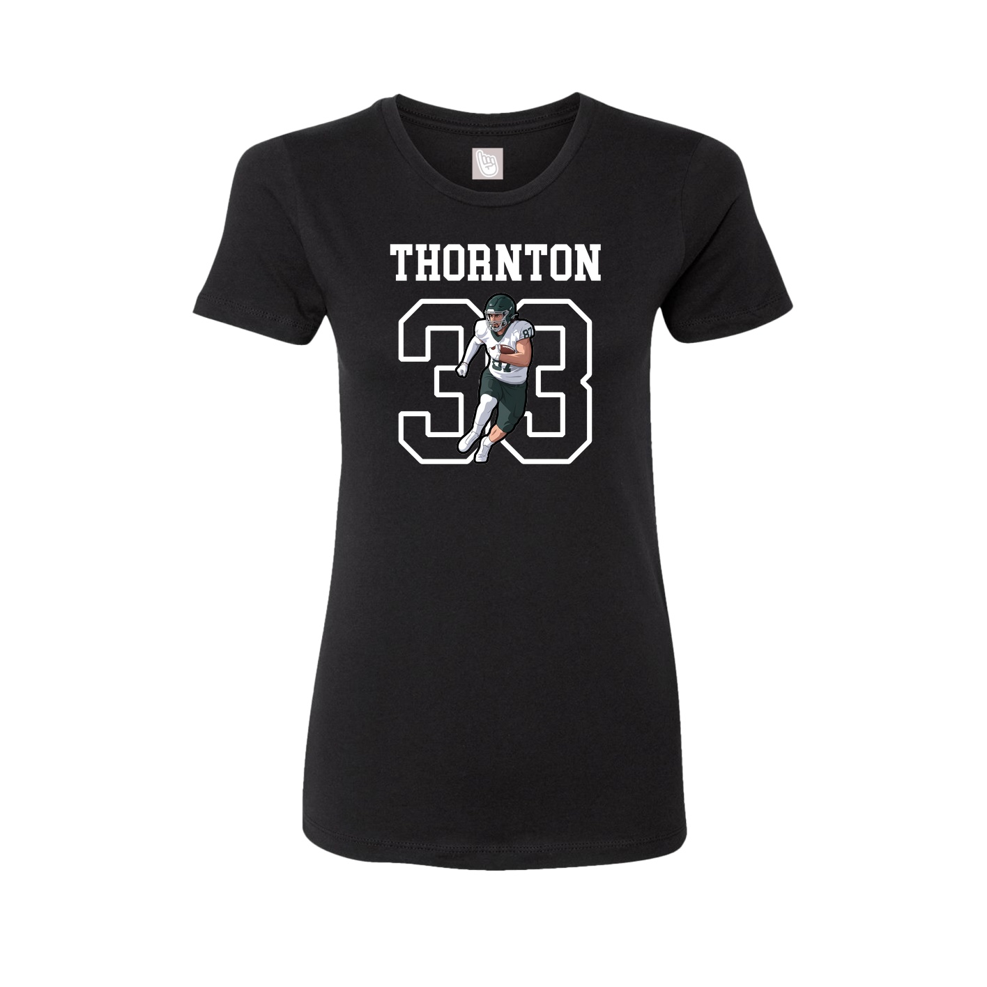 Fitted Women's Tee — Shirsey in Black