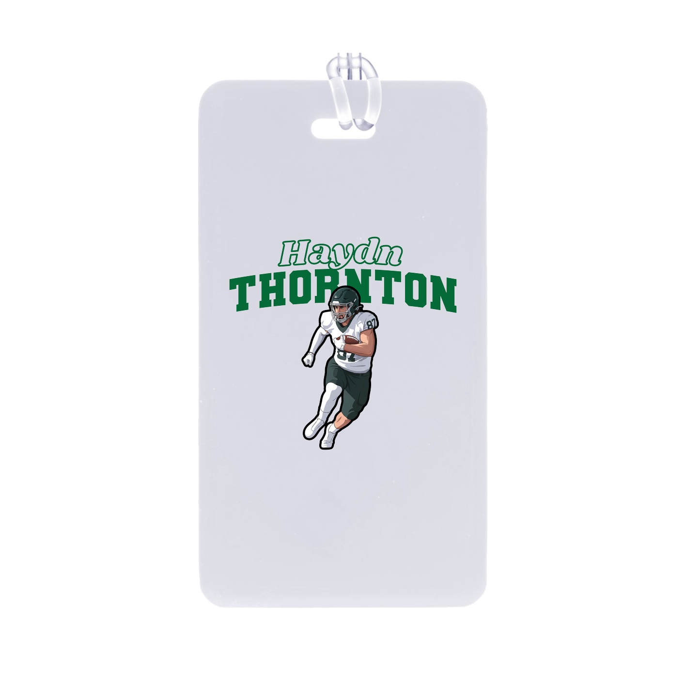 Bag Tag — Name Arch in Classic