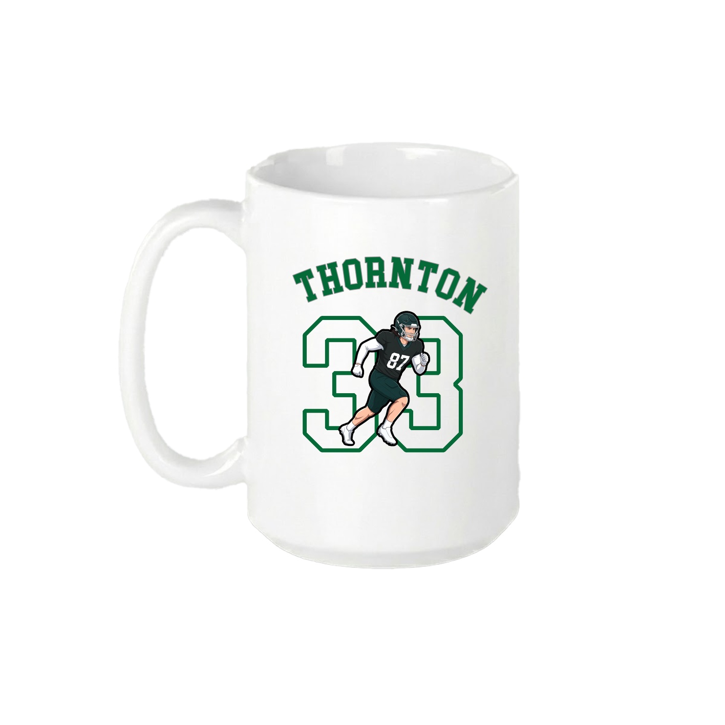 15oz Coffee Mug — Shirsey Arch in White