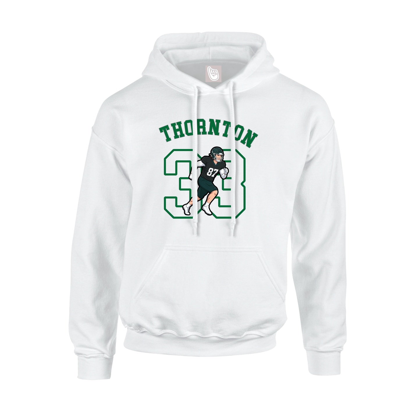 Hoodie — Shirsey Arch in White