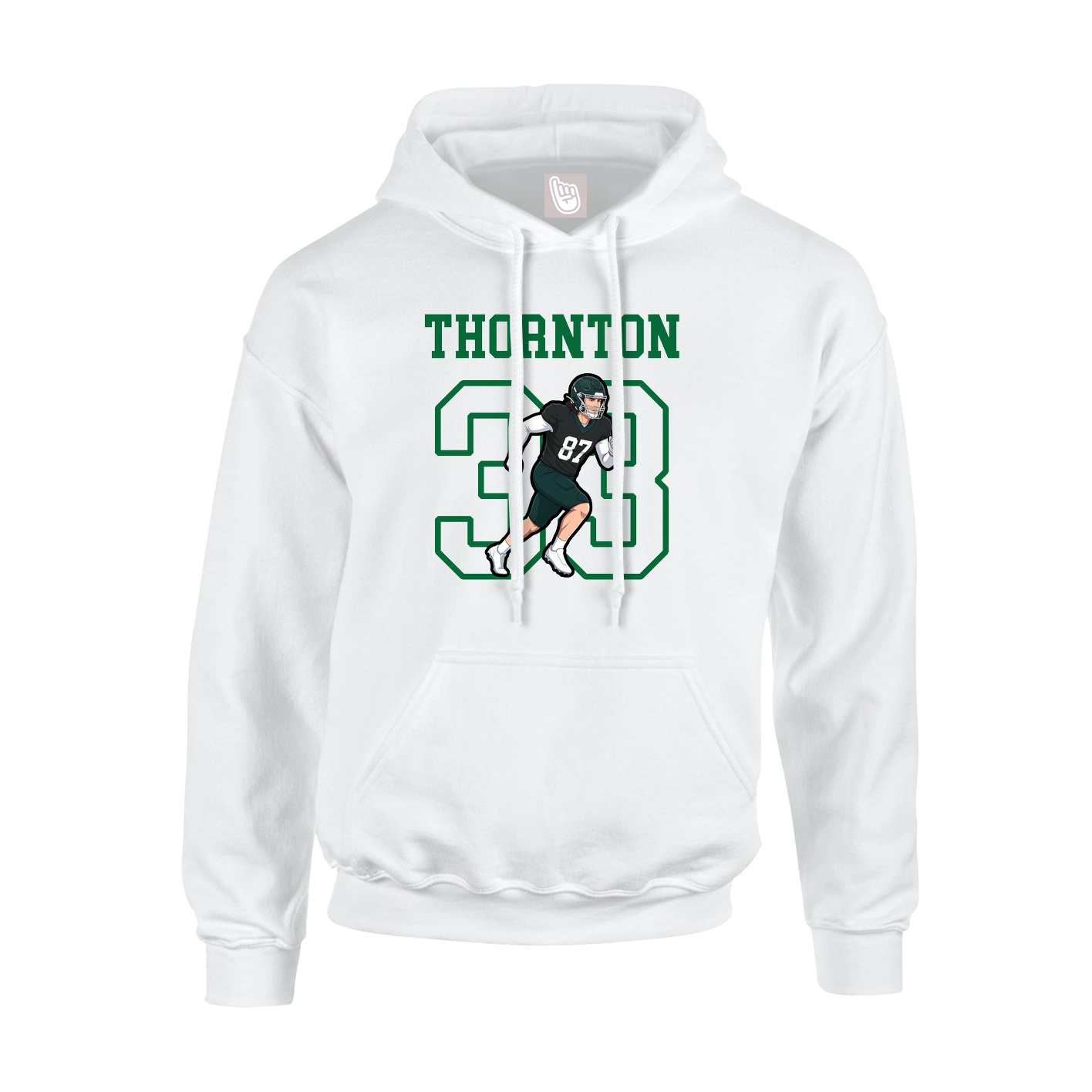 Youth Hoodie — Shirsey in White