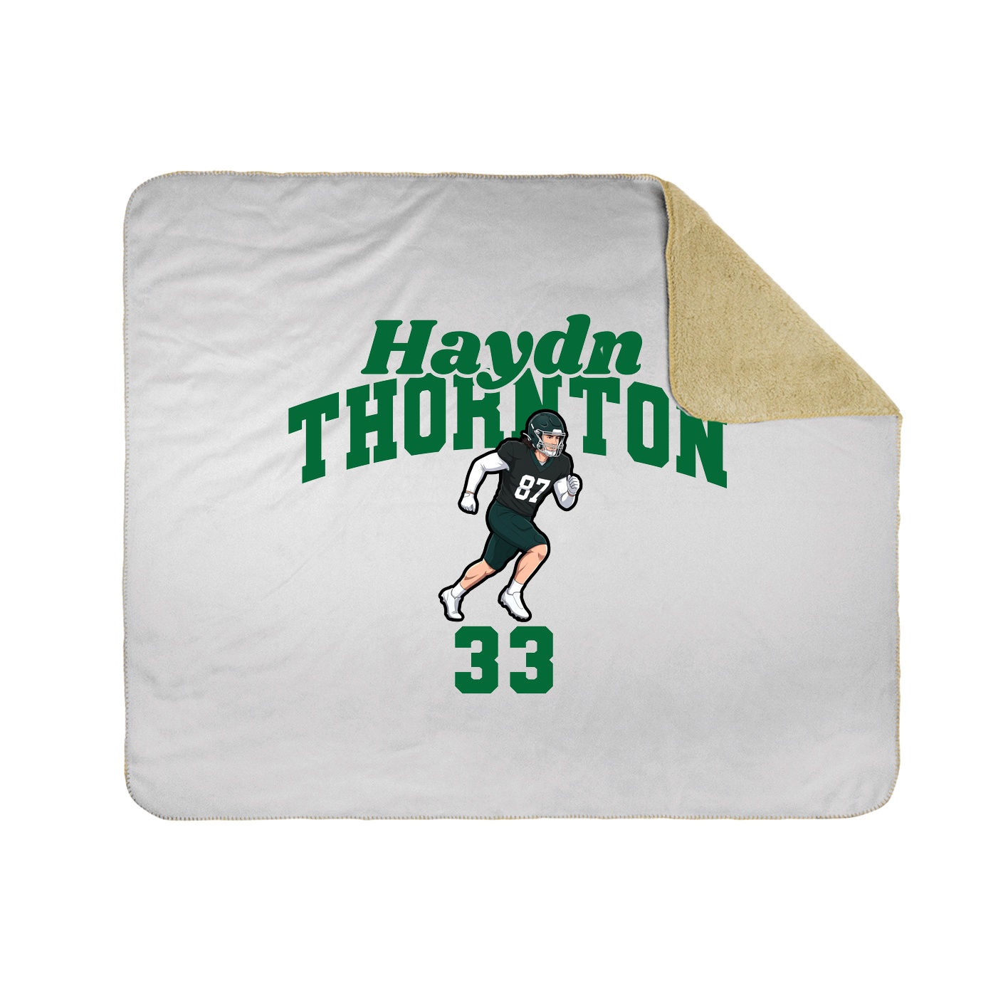 Throw Blanket — Signature Arch in White