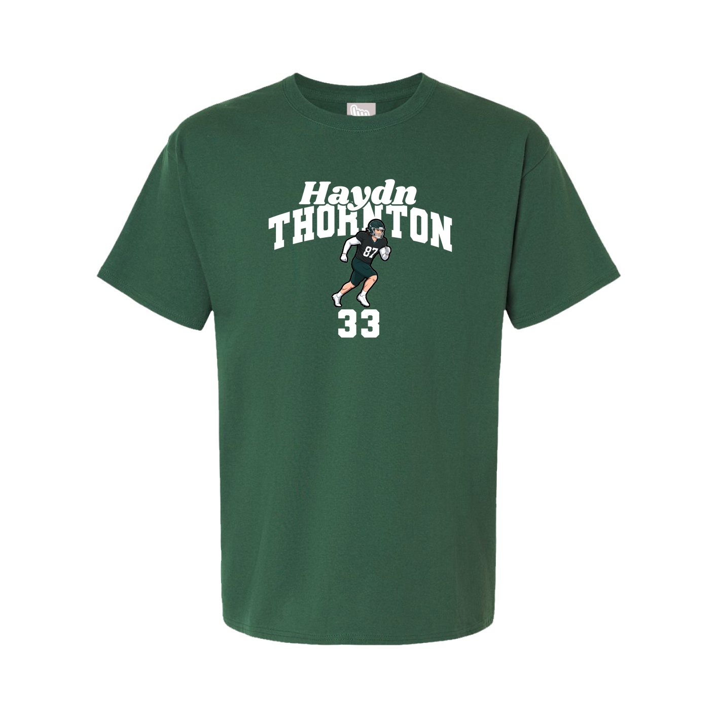Youth Tee — Signature Arch in Green