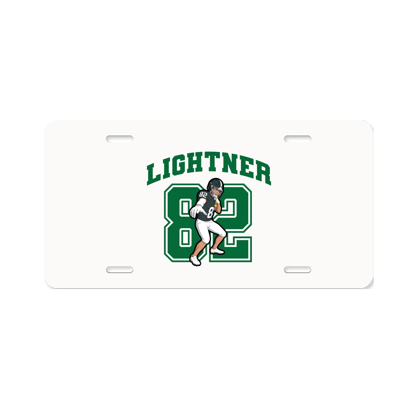 License Plate — Number in Classic