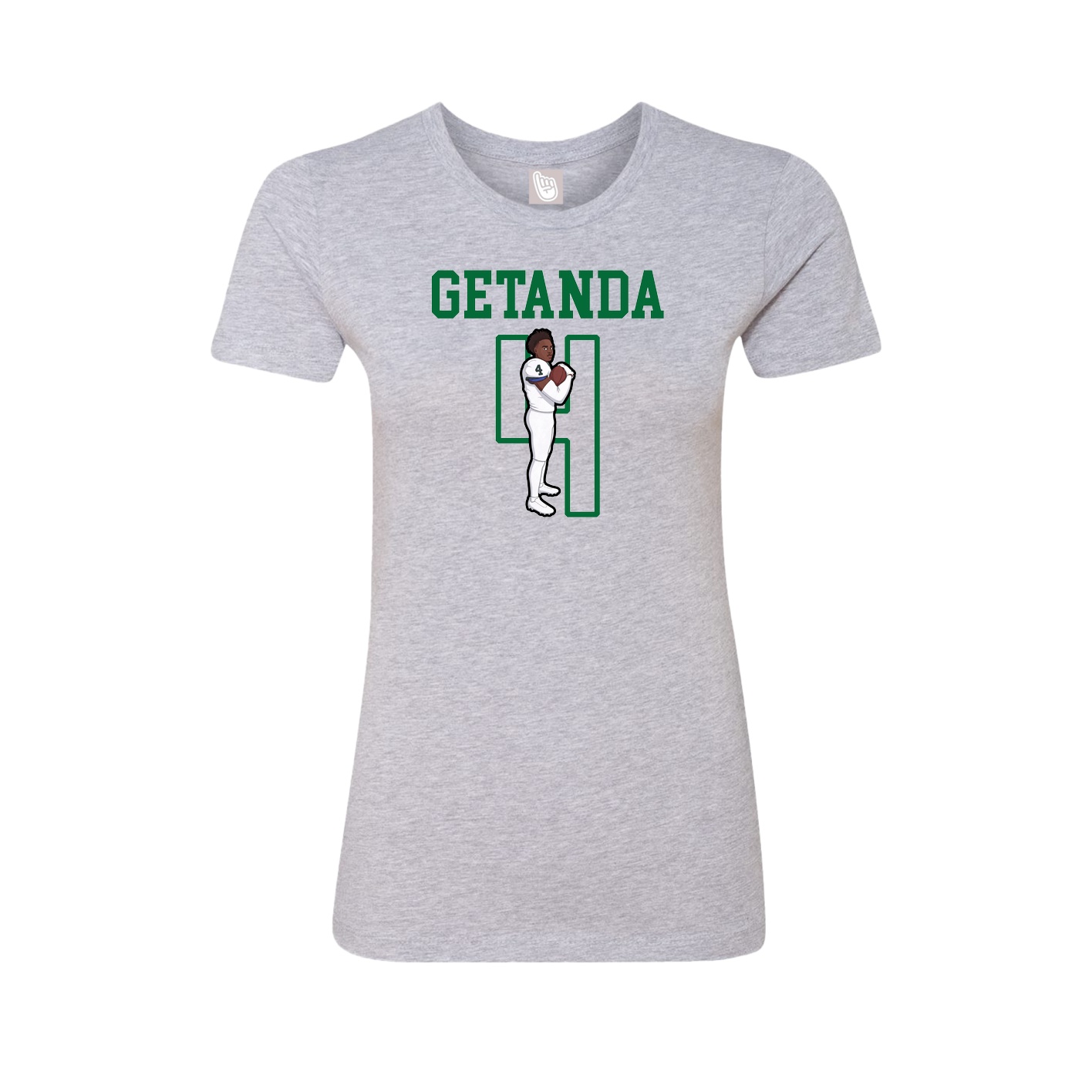 Fitted Women's Tee — Shirsey in Grey
