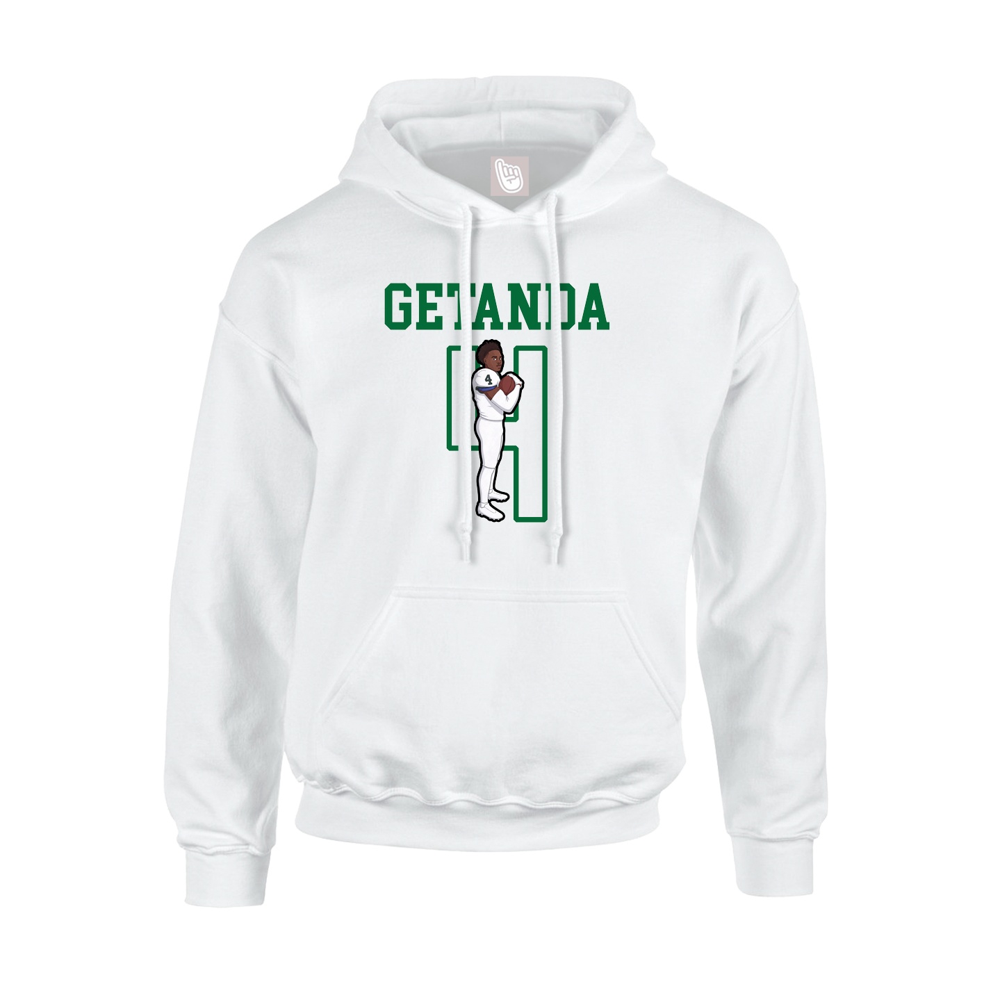 Hoodie — Shirsey in White
