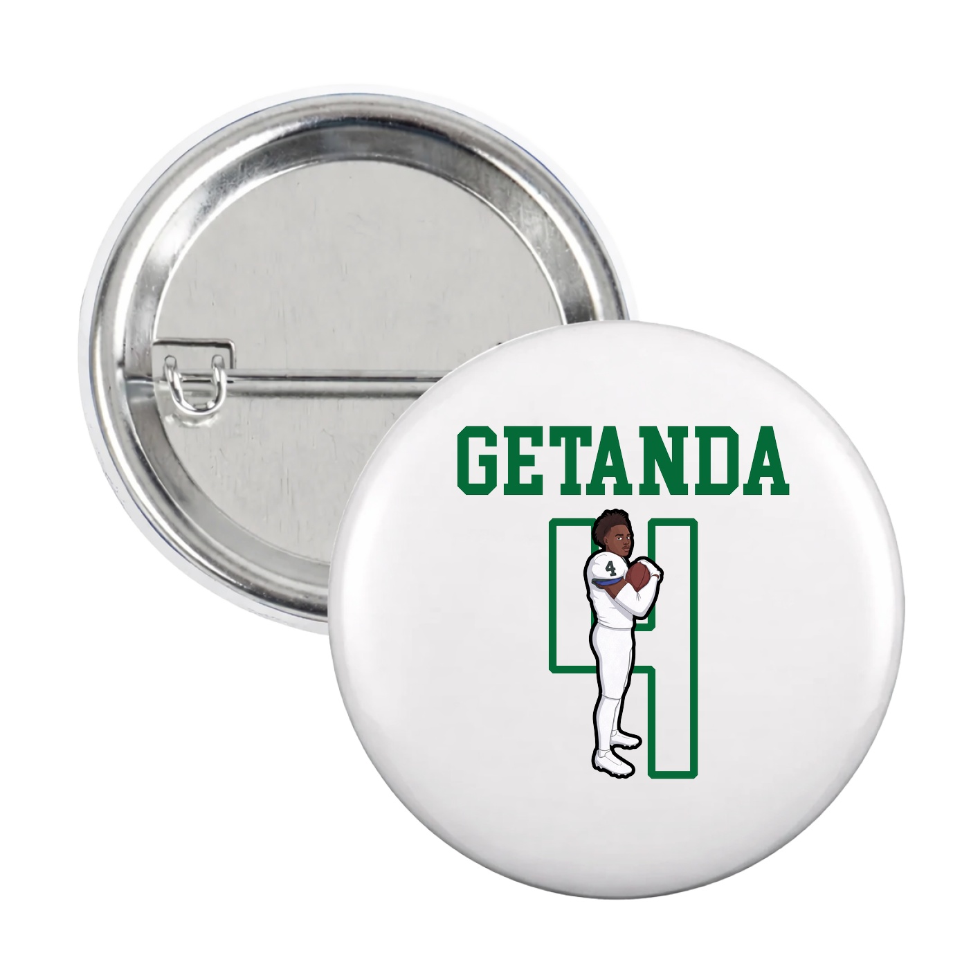 Game Day Button — Shirsey in White