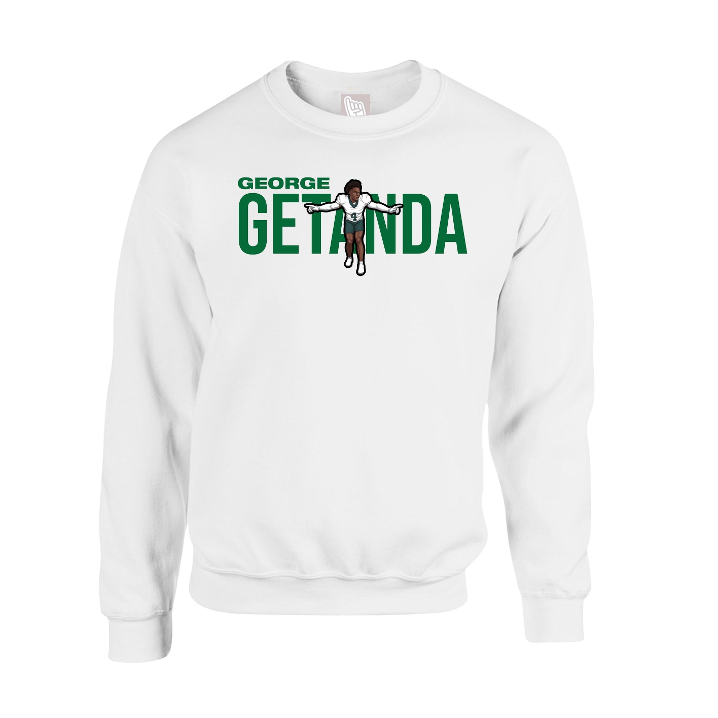 Fleece Crew — Player Name in White