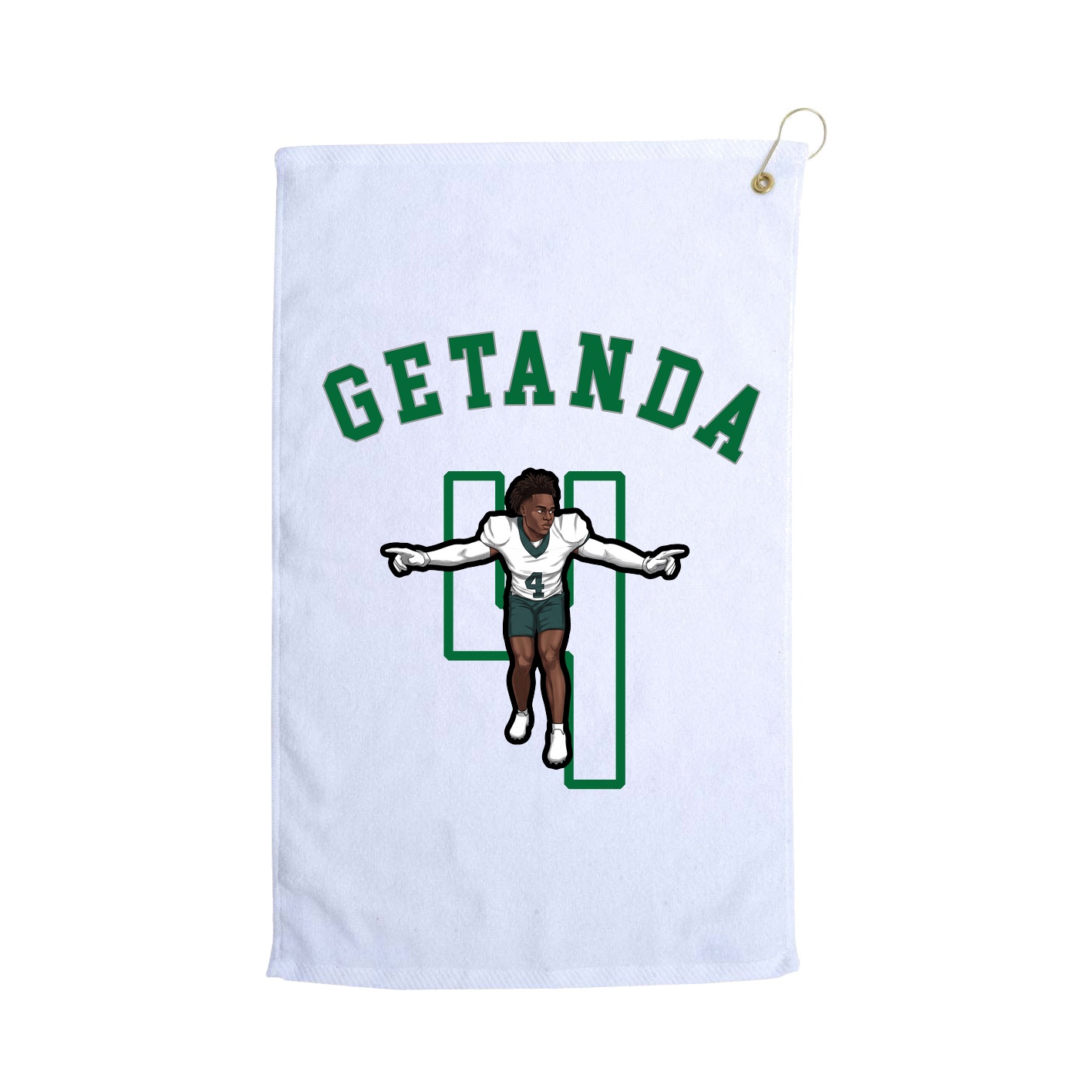 Golf Towel — Shirsey Arch in White