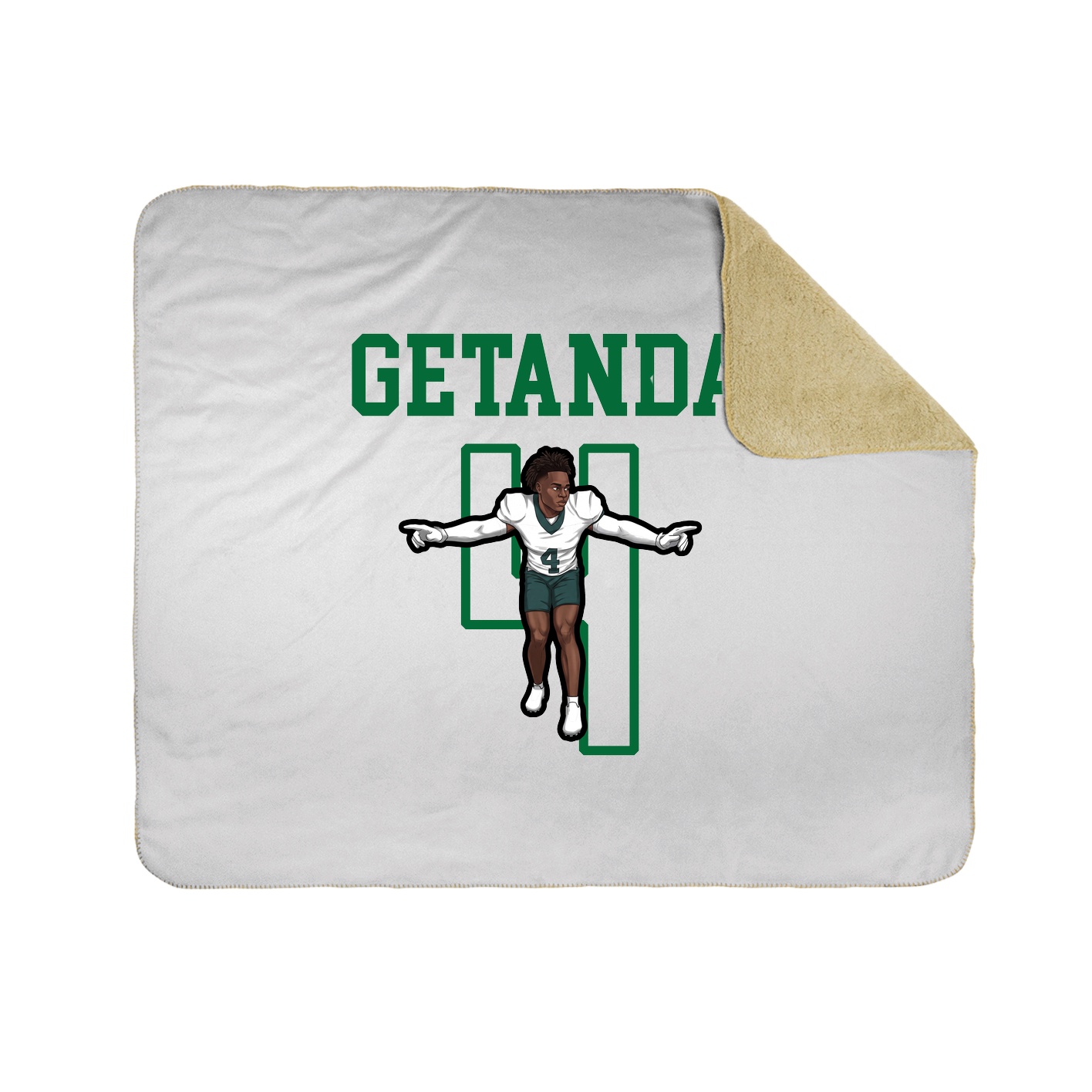 Throw Blanket — Shirsey in White
