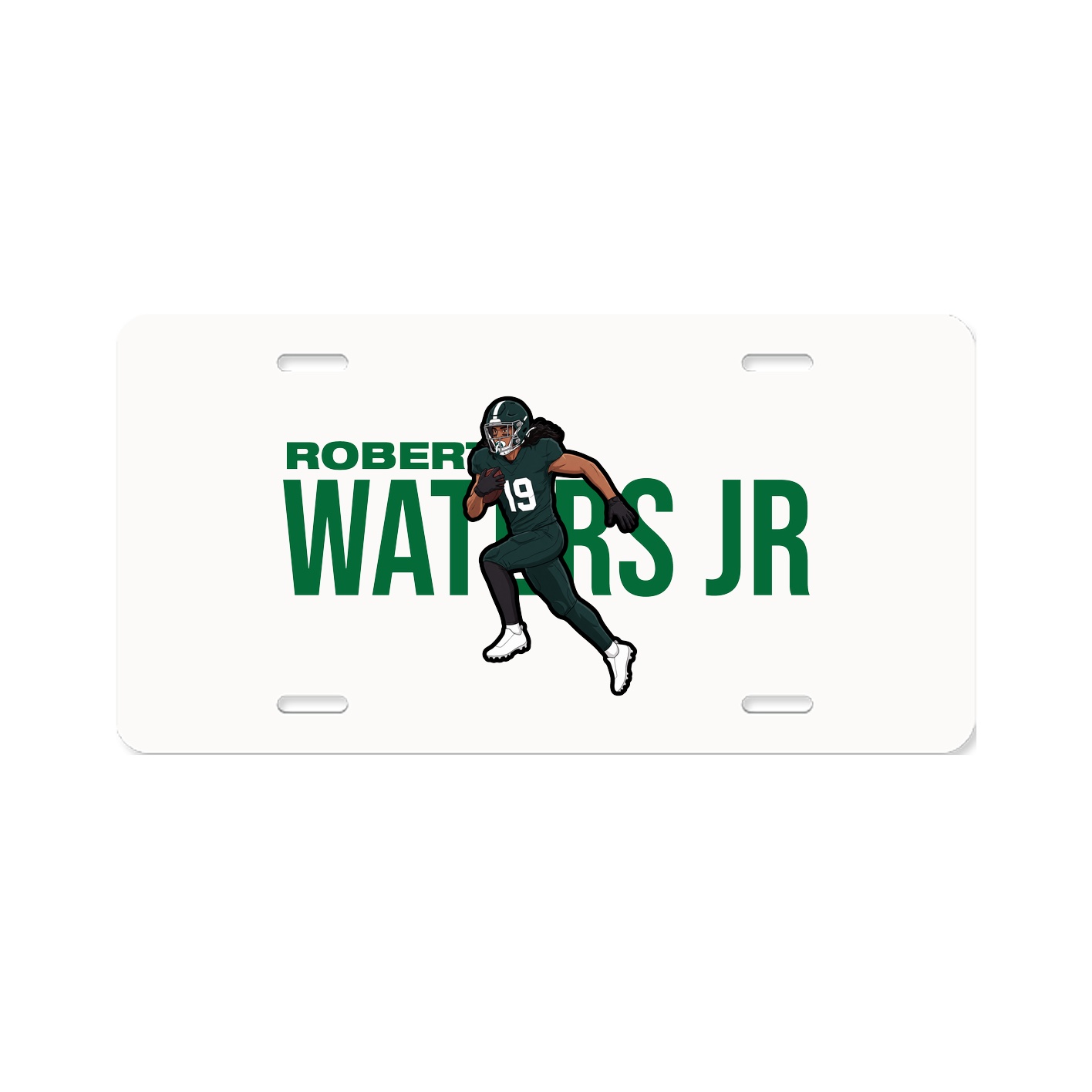 License Plate — Player Name in Classic