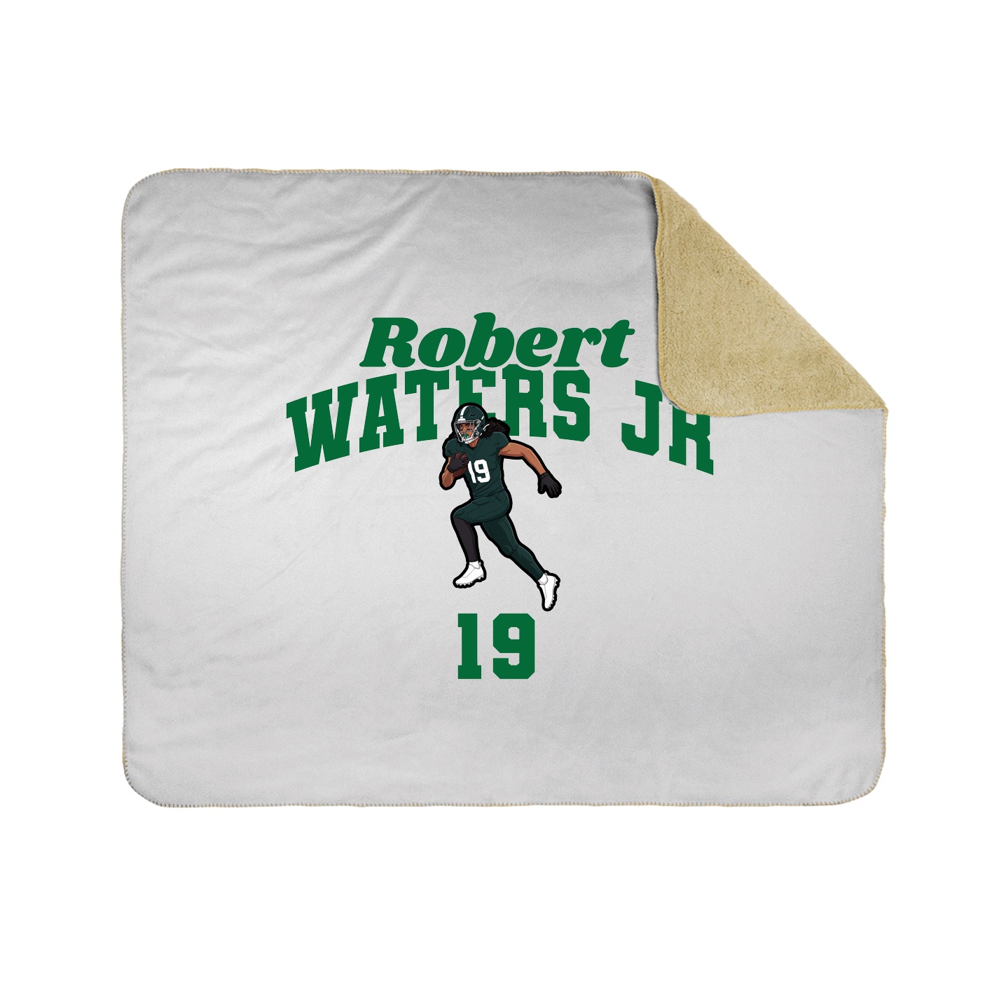 Throw Blanket — Signature Arch in White