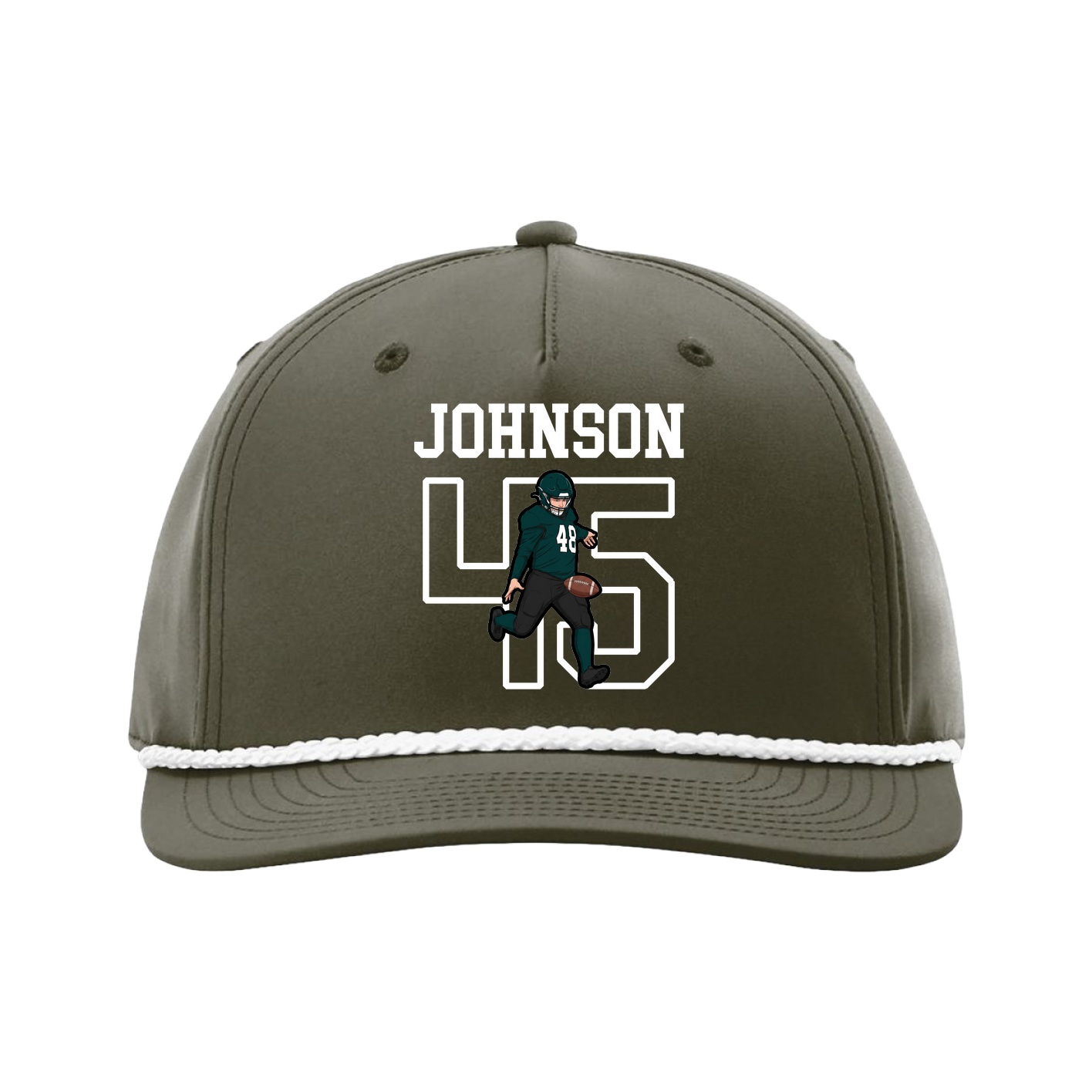 Five-Panel Classic Rope Cap — Shirsey in Green