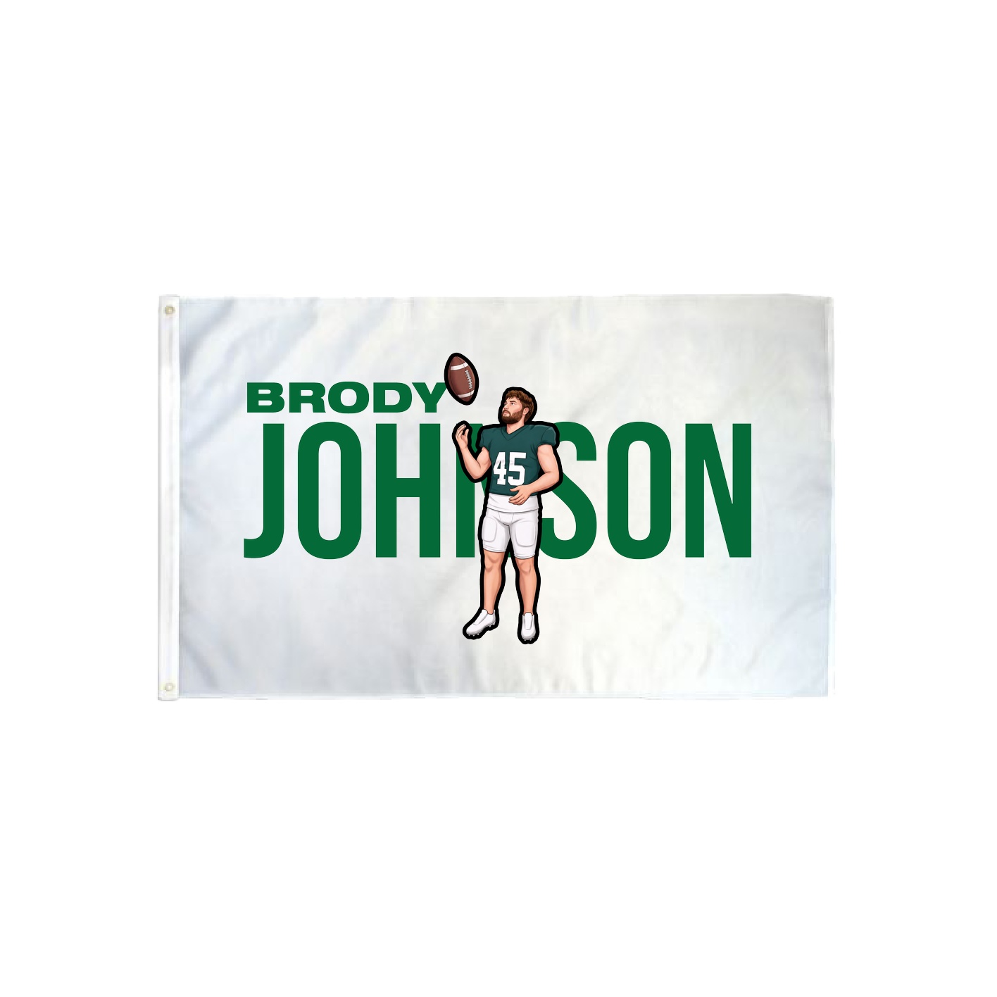 3x5 Flag — Player Name in Classic