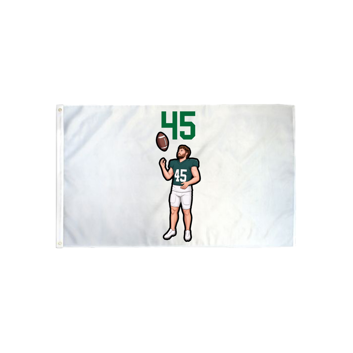 3x5 Flag — Number Top in Classic