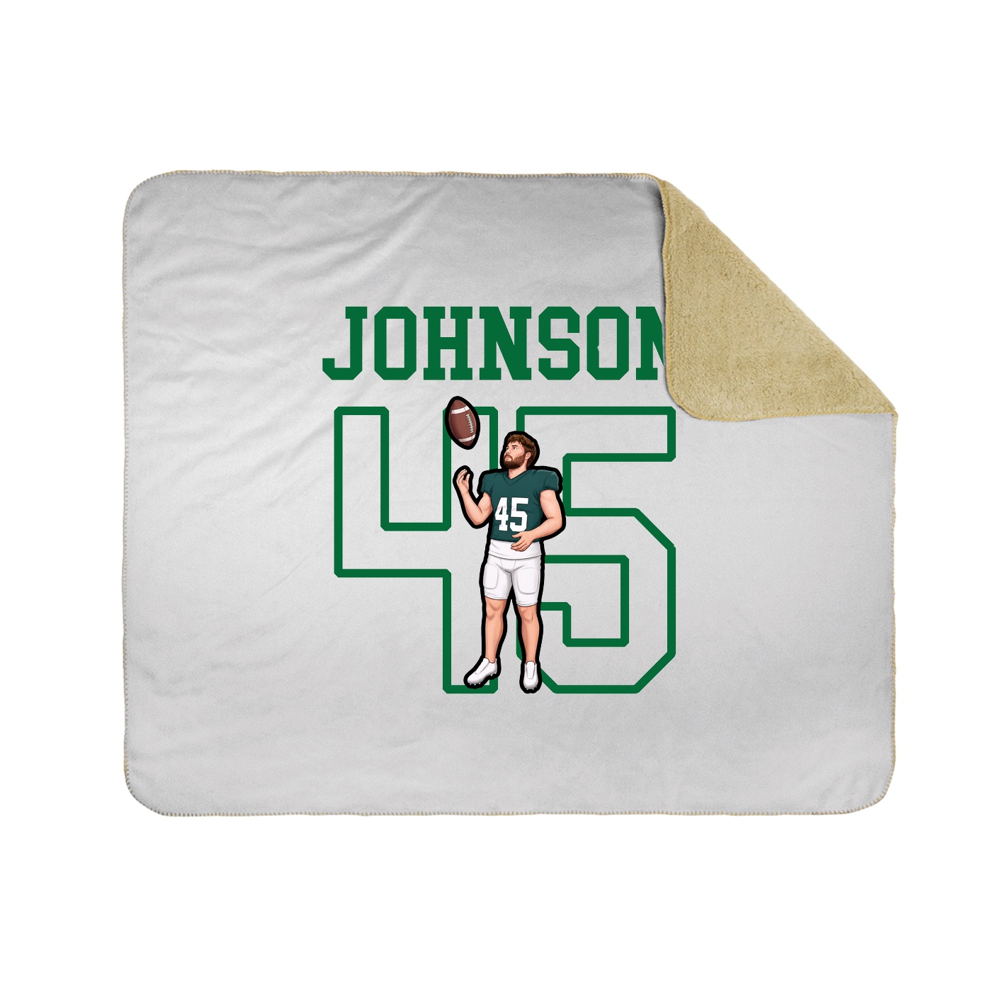Throw Blanket — Shirsey in White