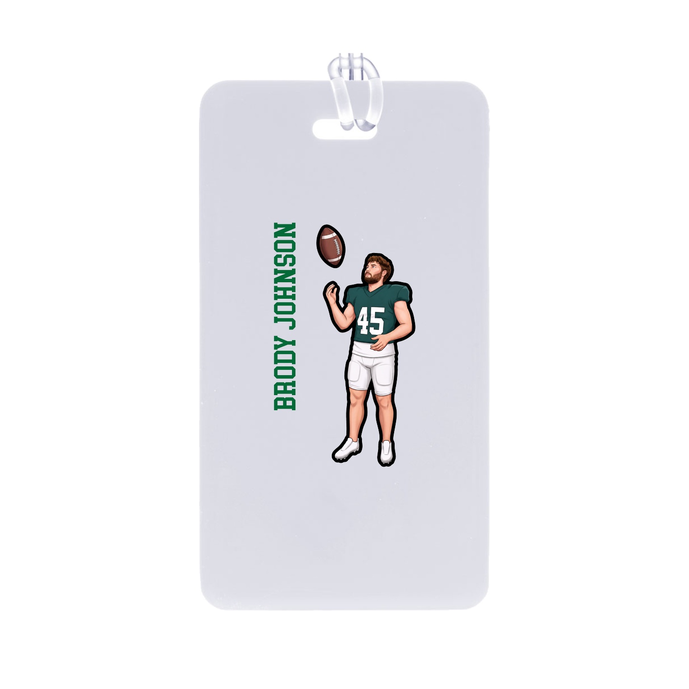 Bag Tag — Name Vertical in Classic