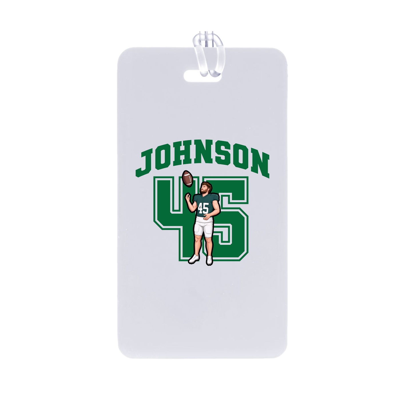 Bag Tag — Number in Classic