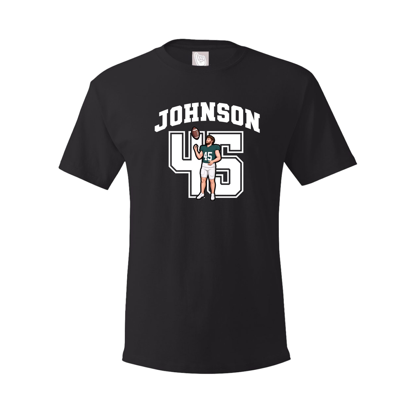 Youth Tee — Number in Black