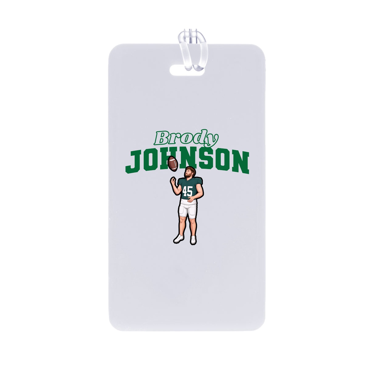 Bag Tag — Name Arch in Classic