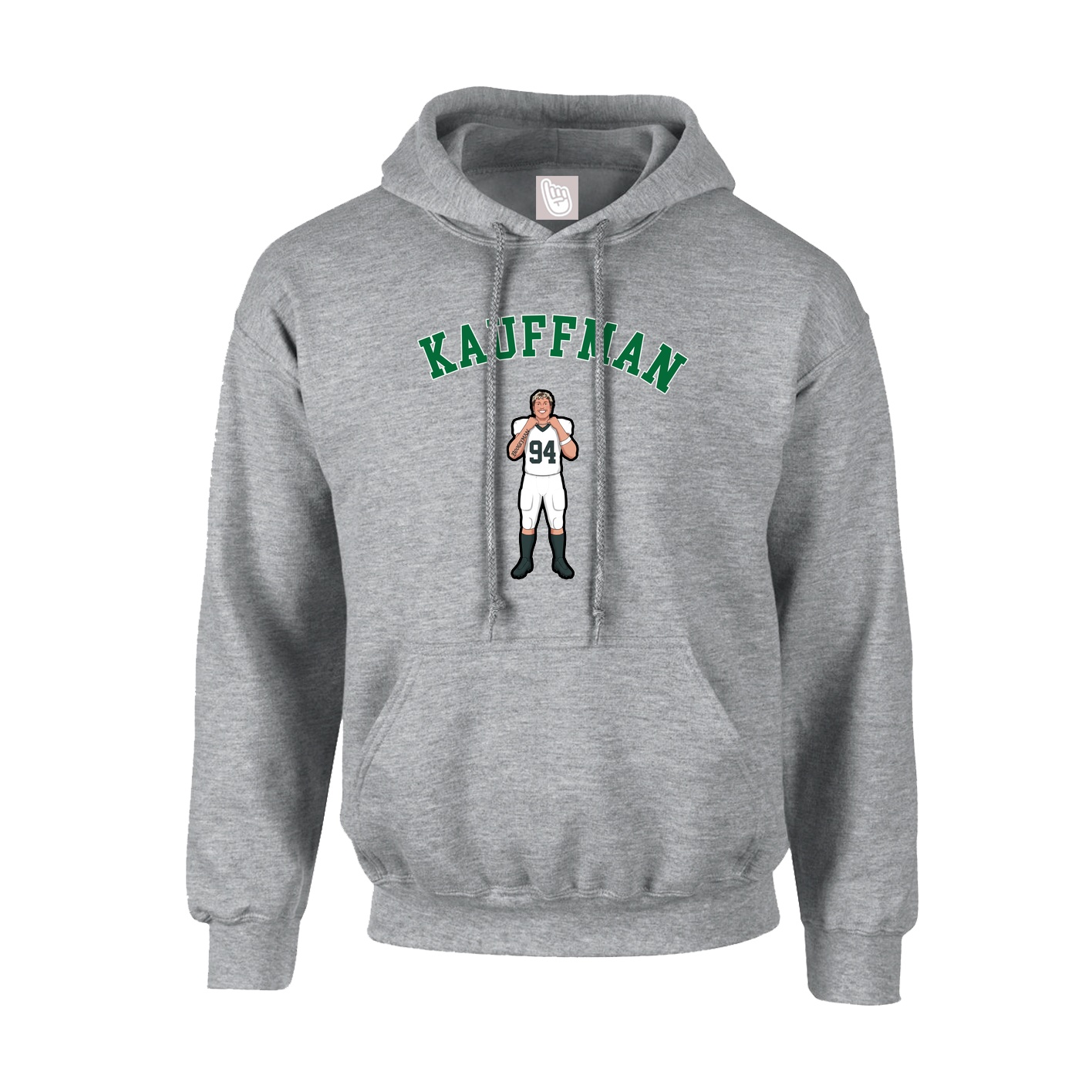 Youth Hoodie — Shirsey Arch in Grey