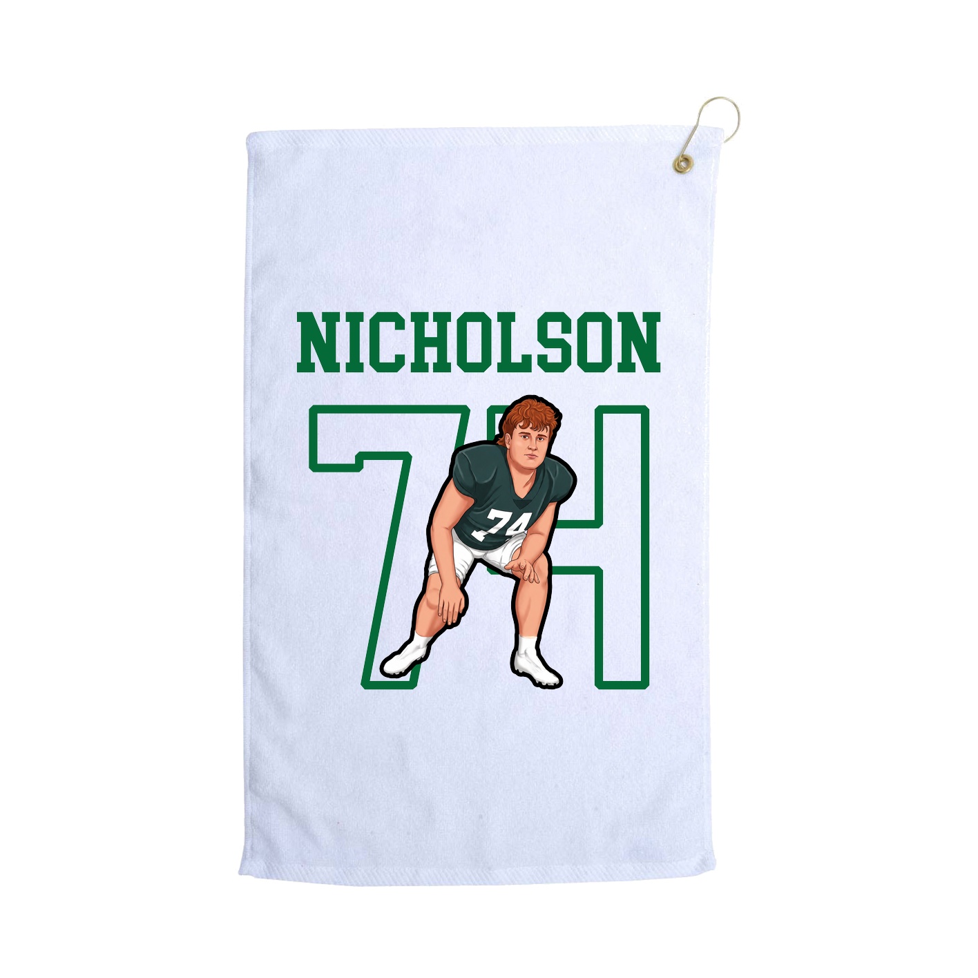 Golf Towel — Shirsey in White