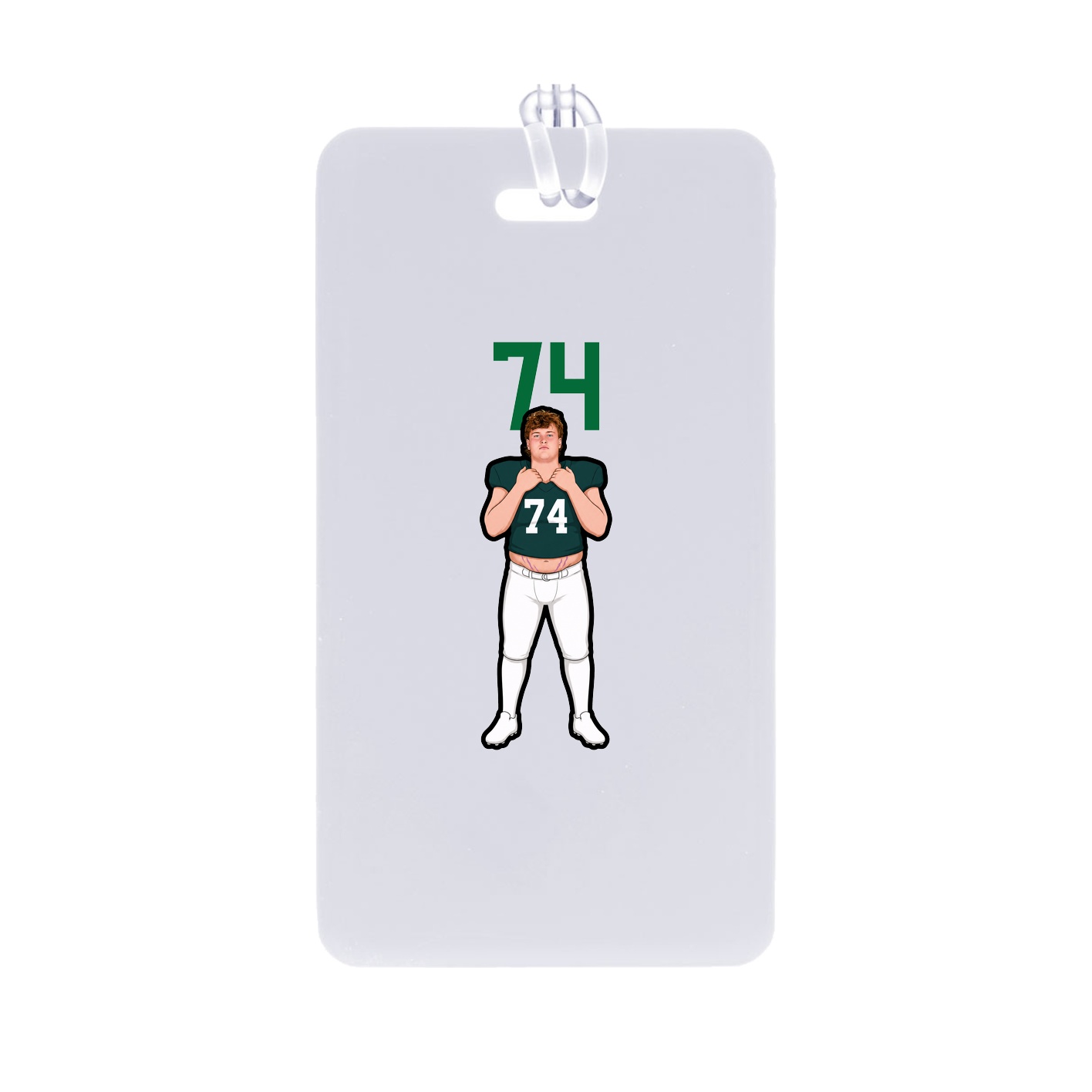 Bag Tag — Number Top in Classic