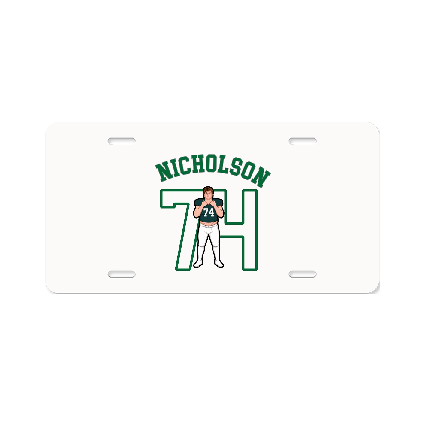 License Plate — Shirsey Arch in Classic