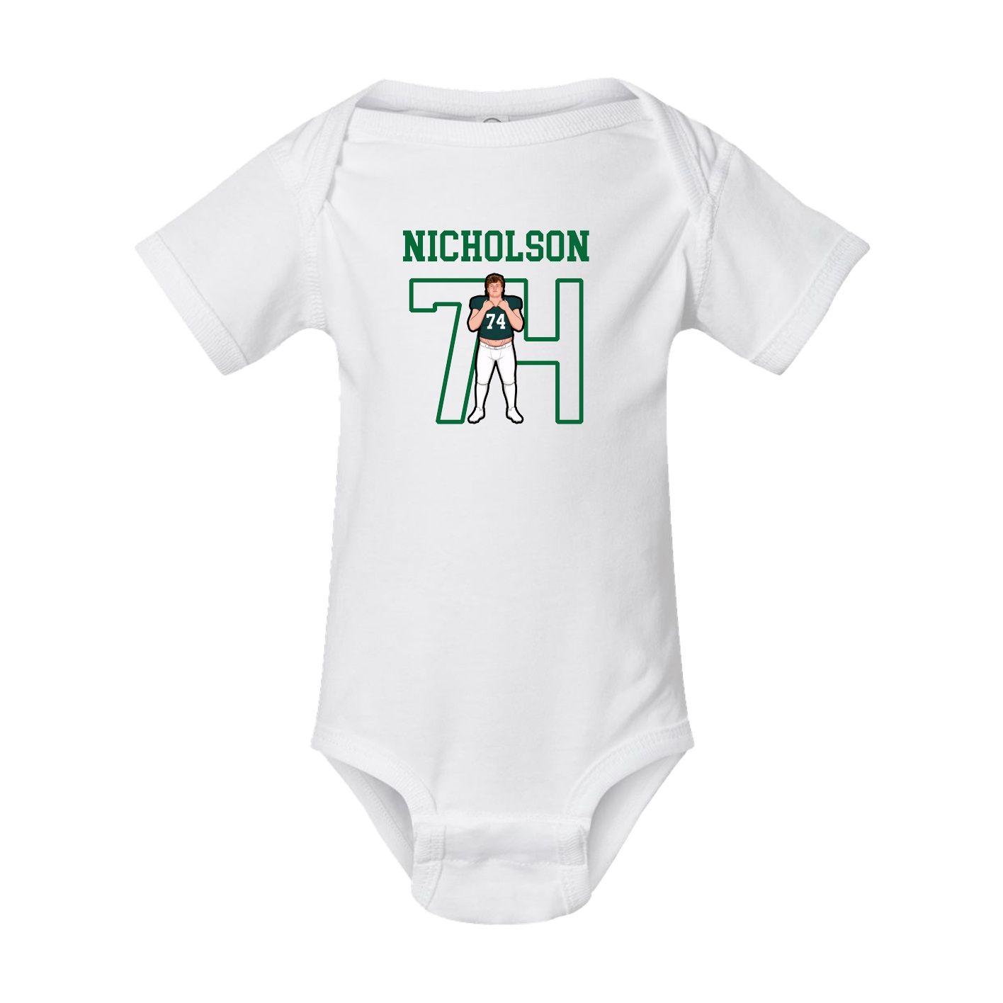 Baby Onesie — Shirsey in White