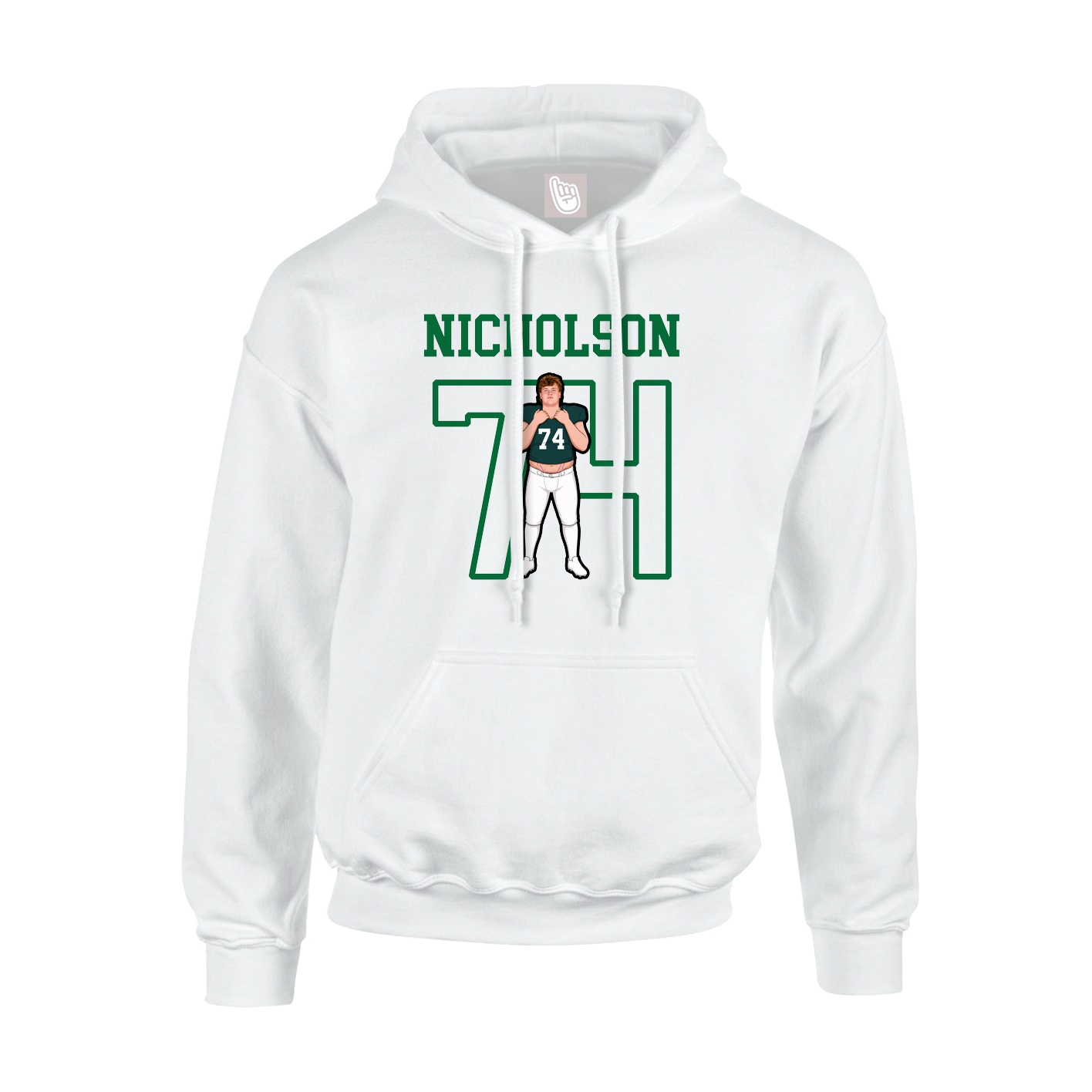 Youth Hoodie — Shirsey in White