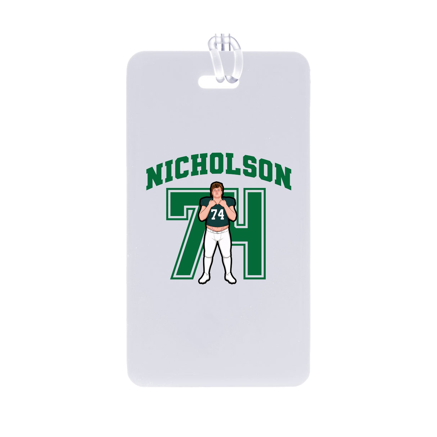 Bag Tag — Number in Classic