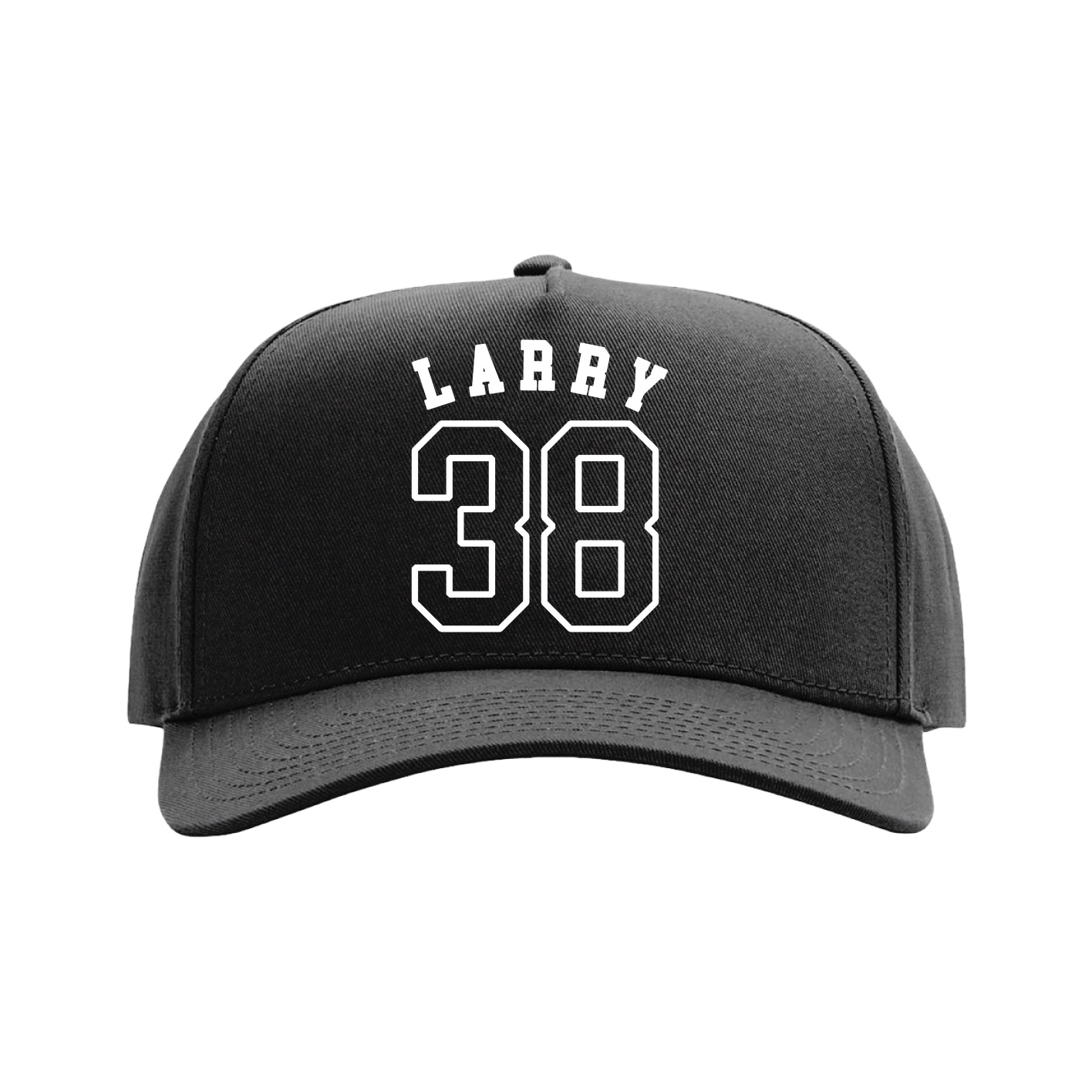Full Fabric Five-Panel Champ Cap — Shirsey Arch in Black