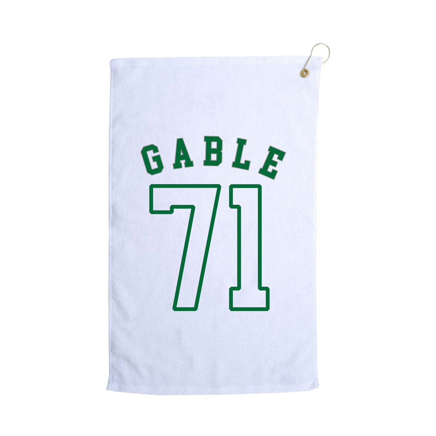 Golf Towel — Shirsey Arch in White
