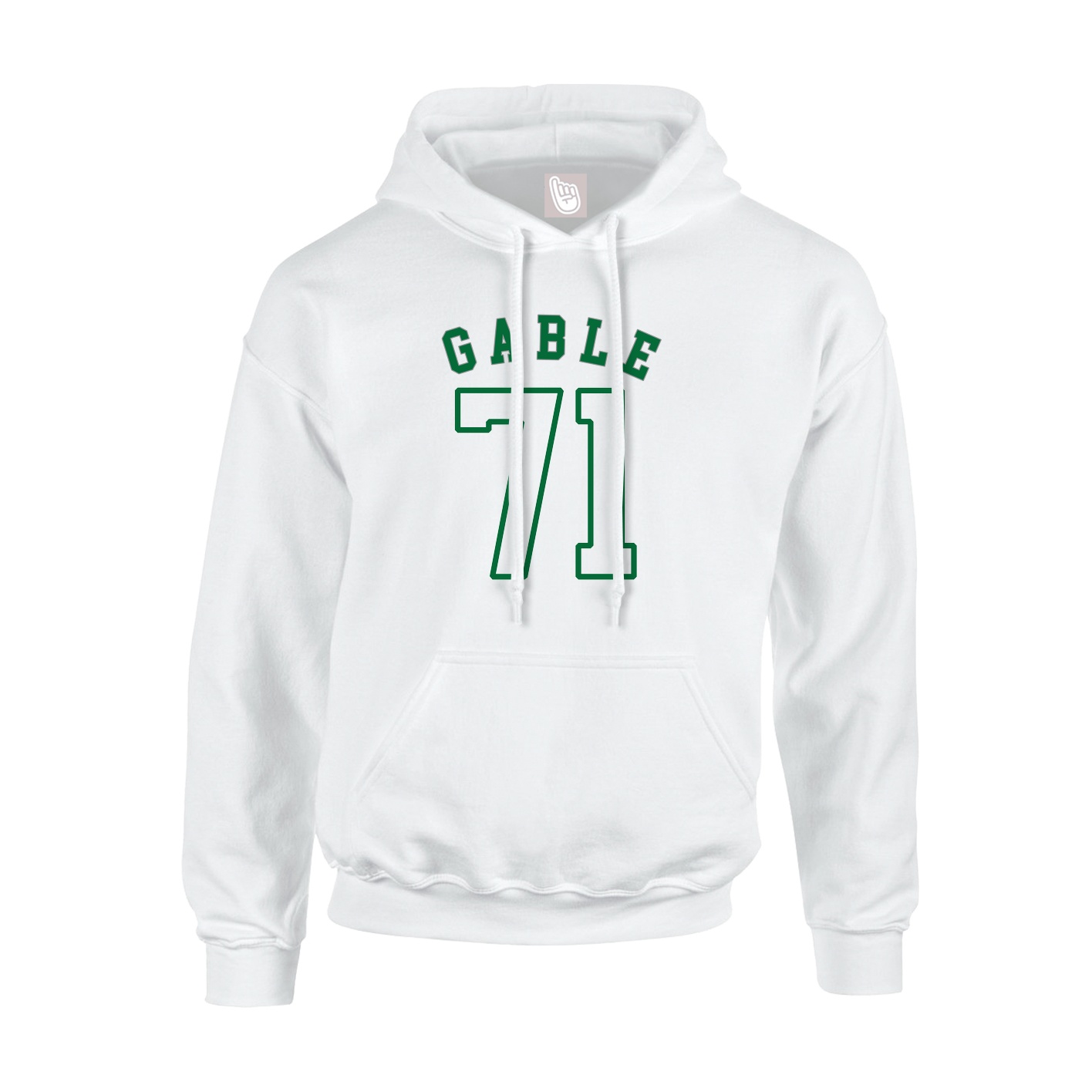 Hoodie — Shirsey Arch in White