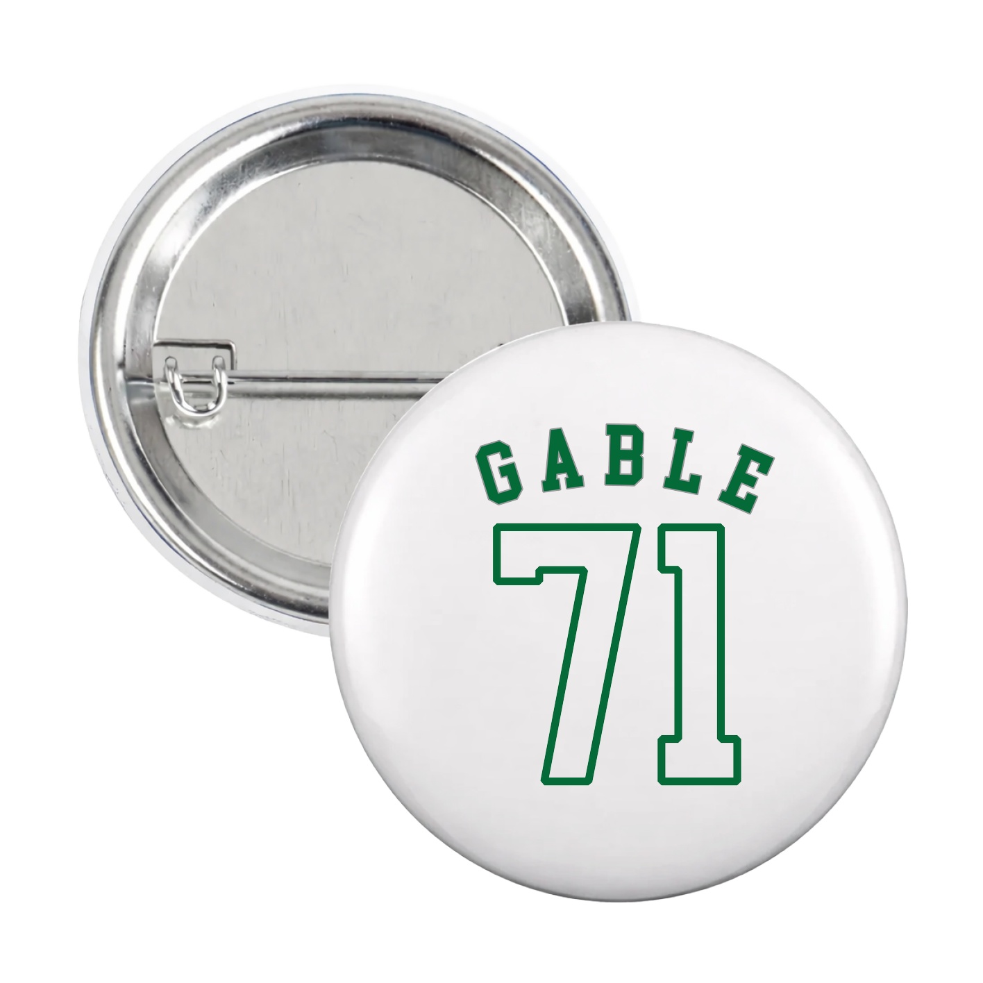 Game Day Button — Shirsey Arch in White