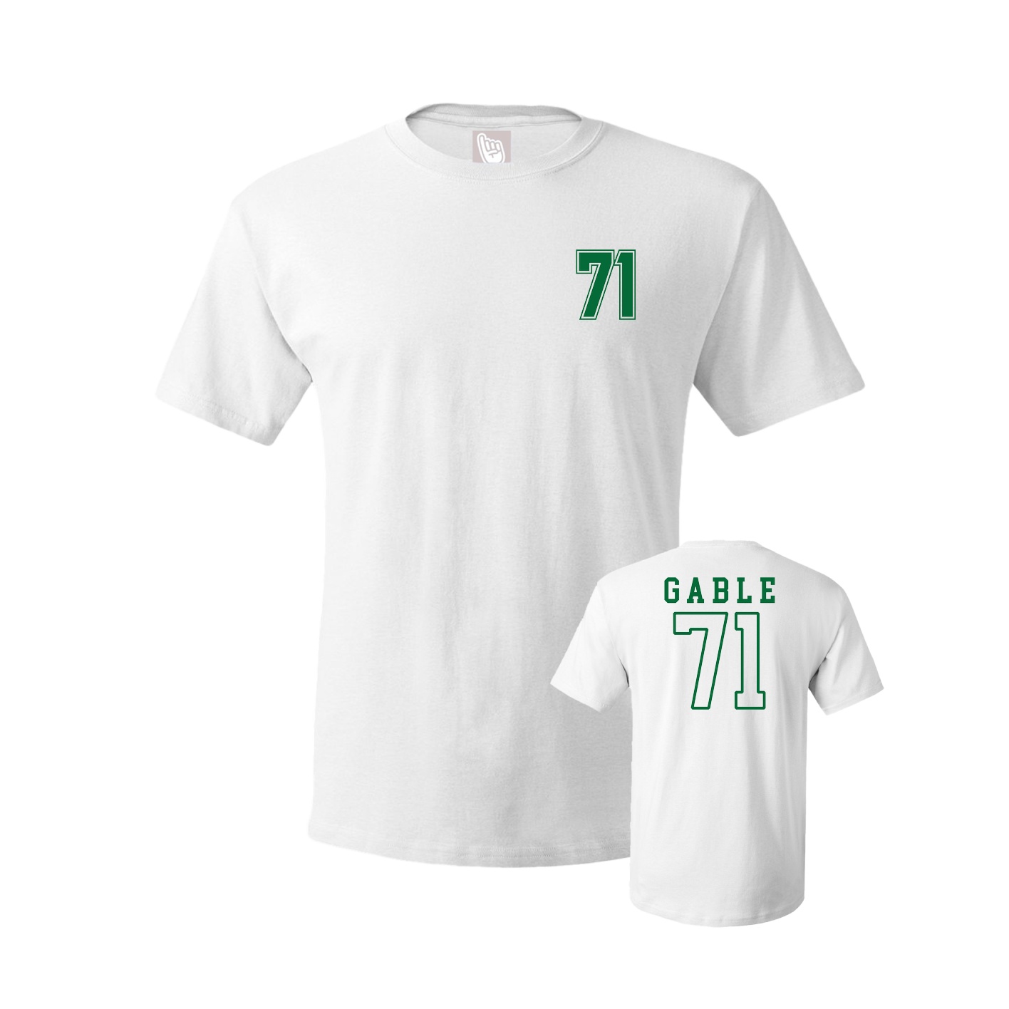 Tee — Chest Back in White