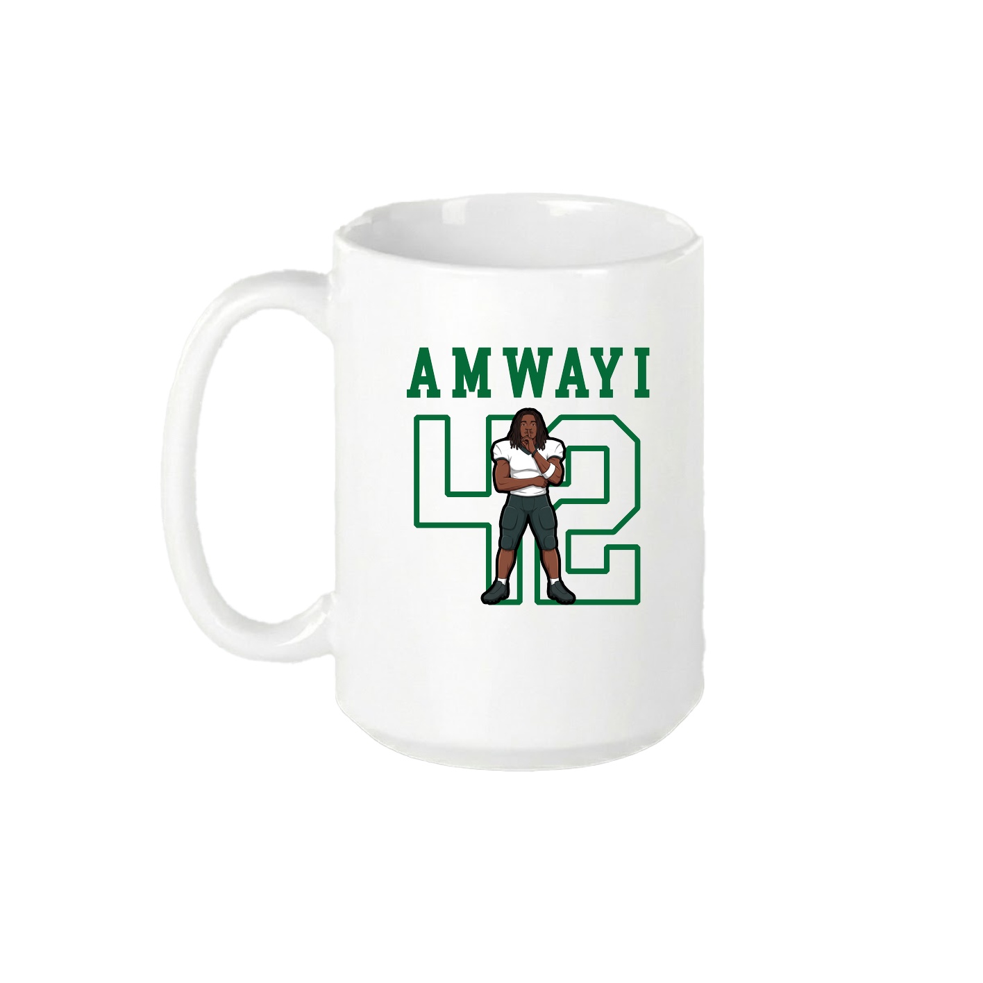 15oz Coffee Mug — Shirsey in White