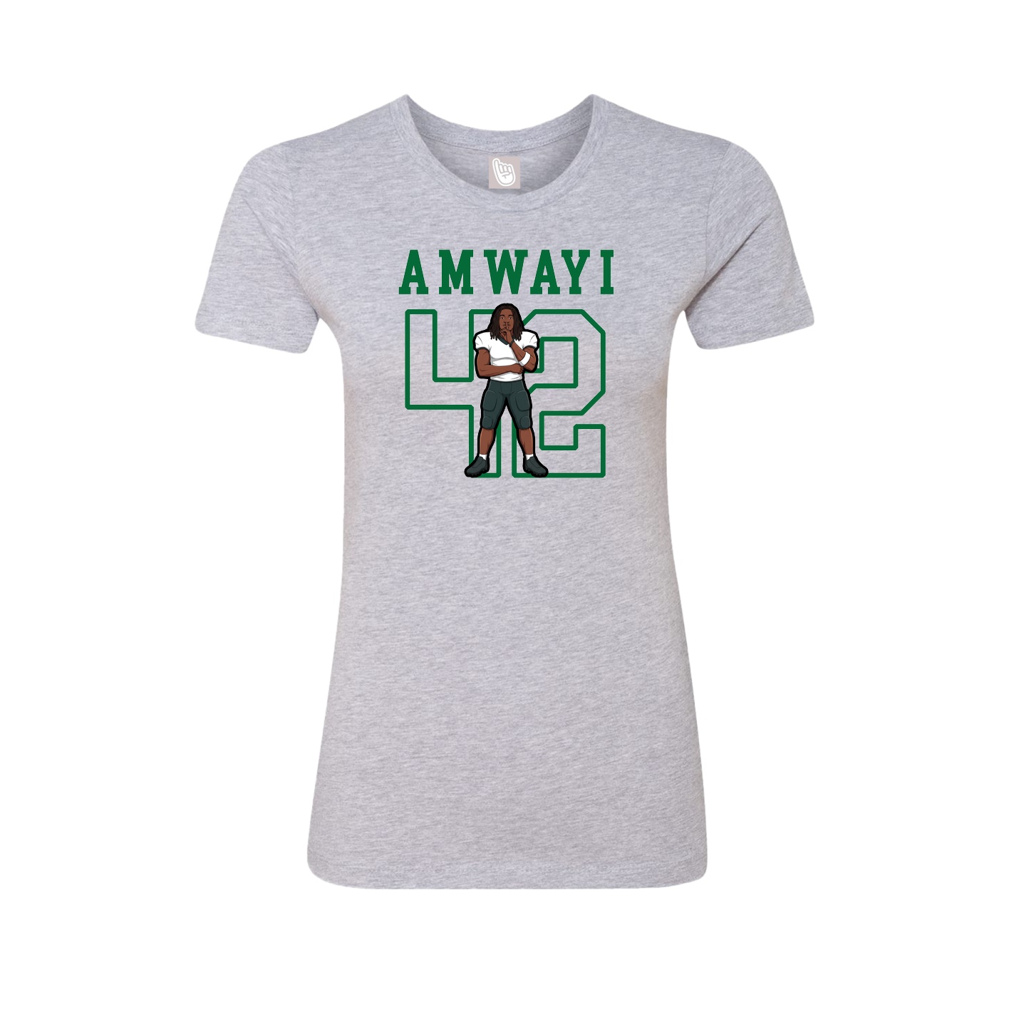 Fitted Women's Tee — Shirsey in Grey